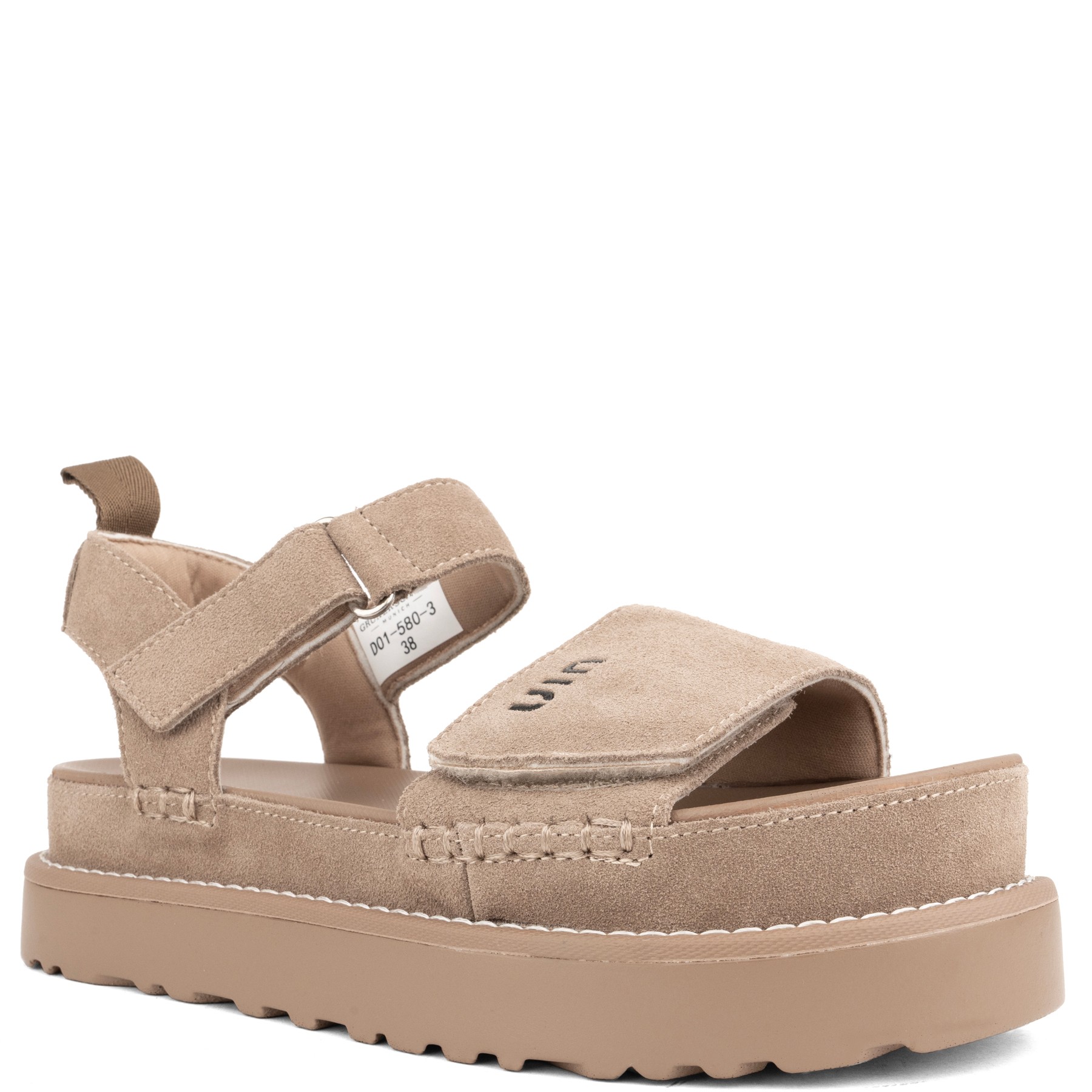 GRUNER SCHUHE Basutės moterims, Smėlio, Sandals 1