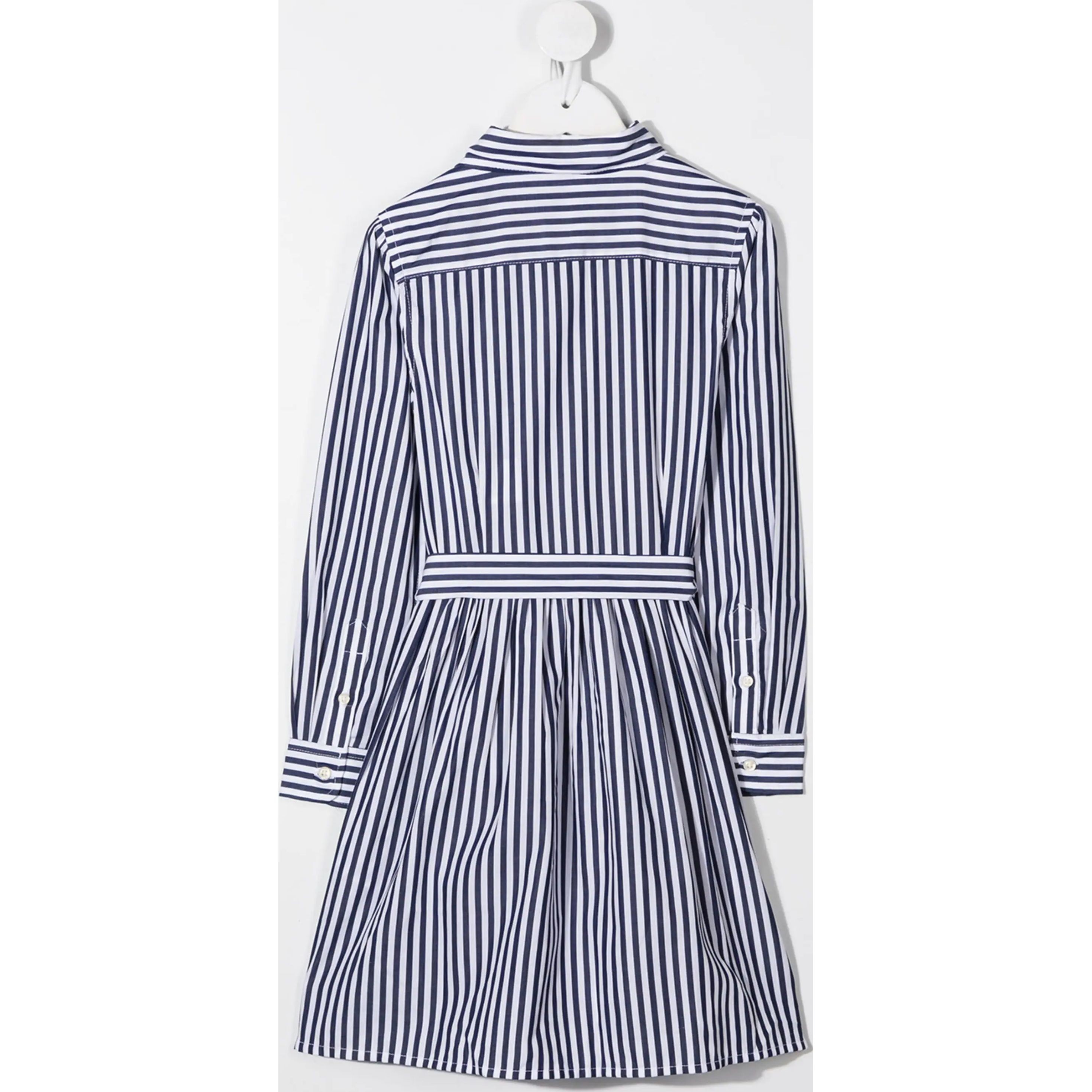 RALPH LAUREN KIDS Midi suknelė mergaitėms, Mėlyna, Long sleeve bengal dresses 2