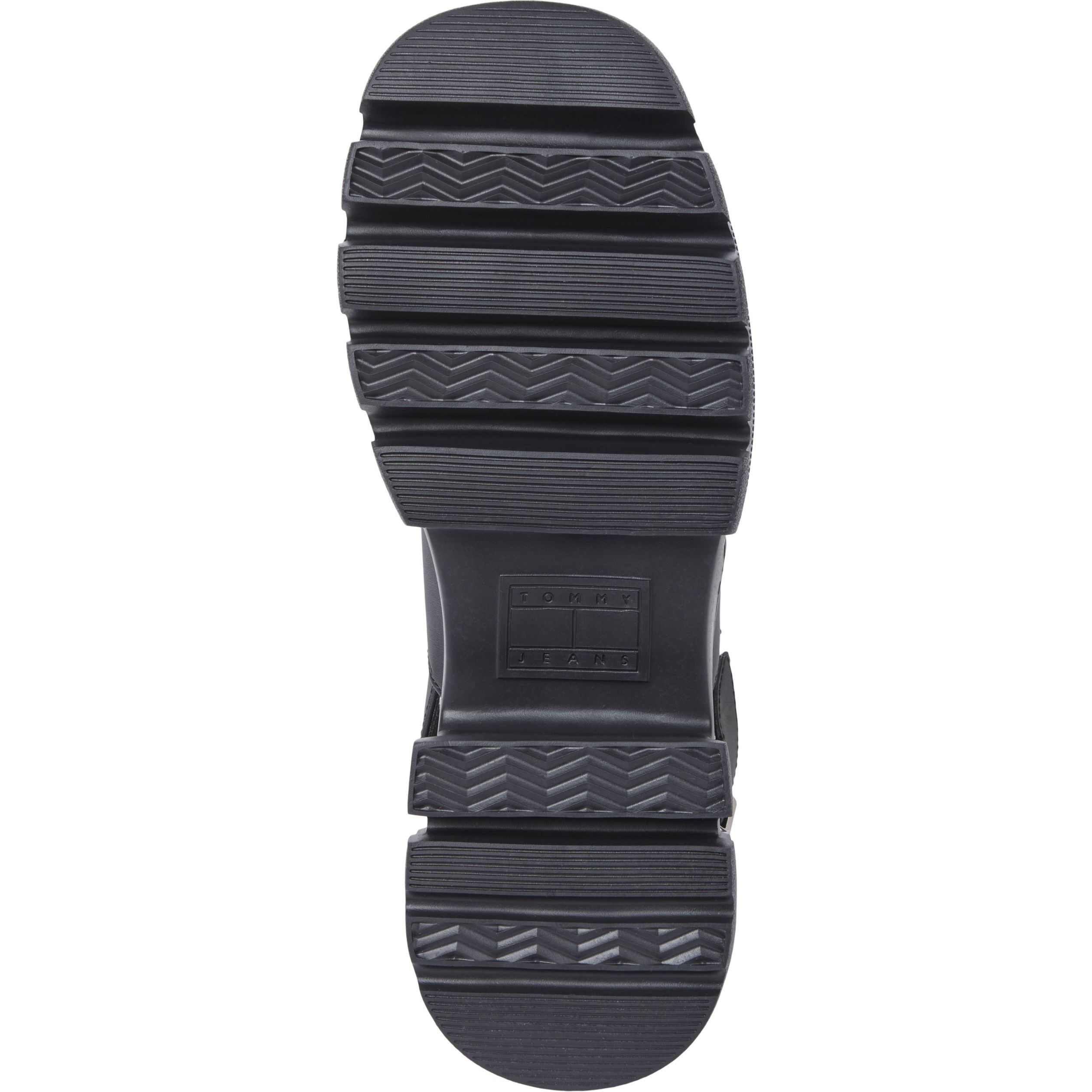 TOMMY JEANS Basutės moterims, Juoda, Chunky city hybrid sandals 4