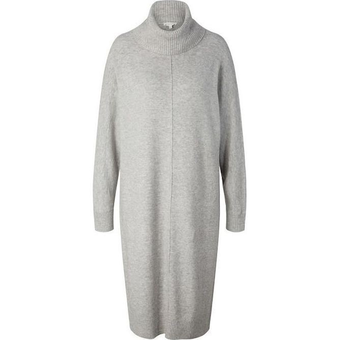 TOM TAILOR Midi suknelė moterims, Pilka, Suknelė