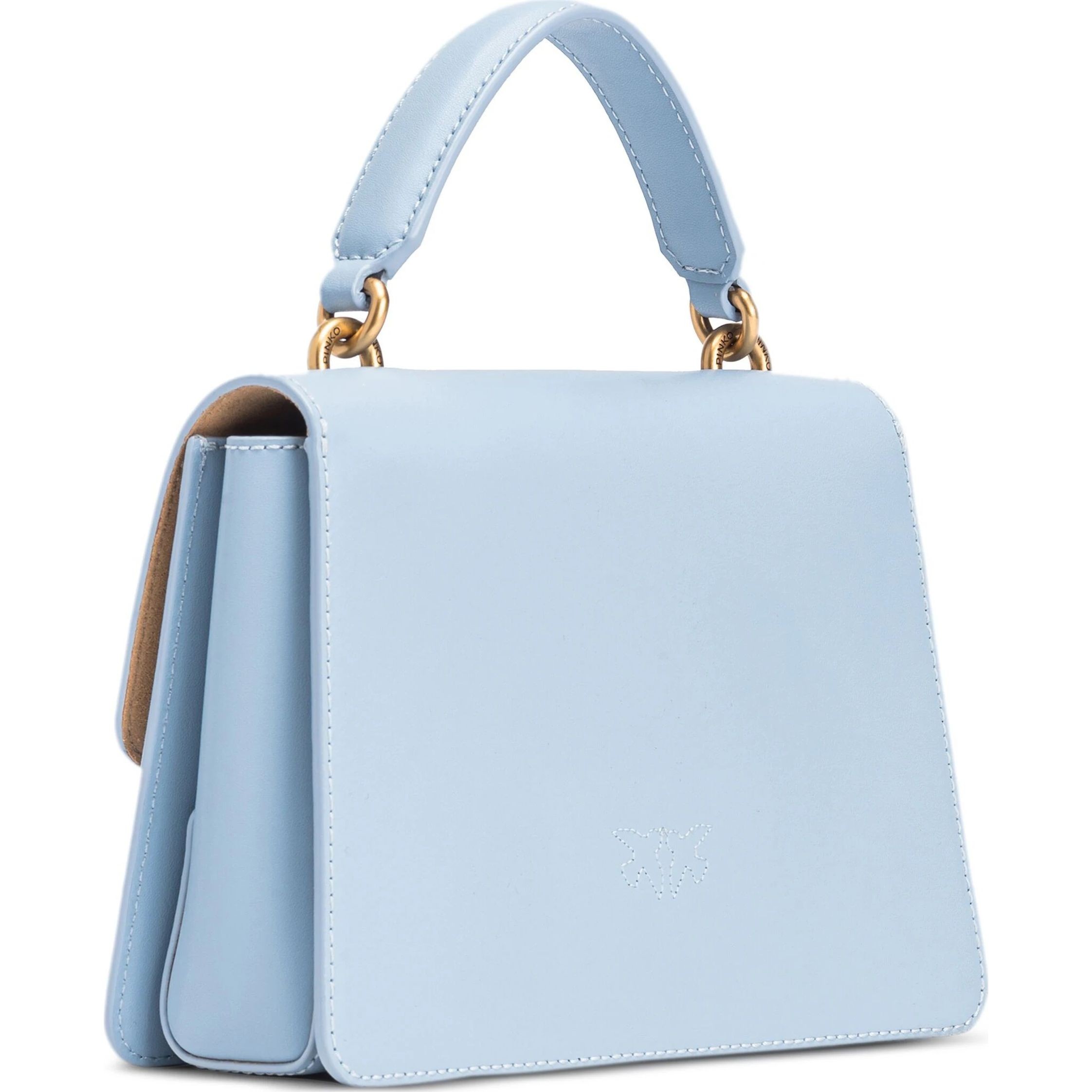 PINKO Pirkinių krepšys moterims, Mėlyna, Small love tote bag 2