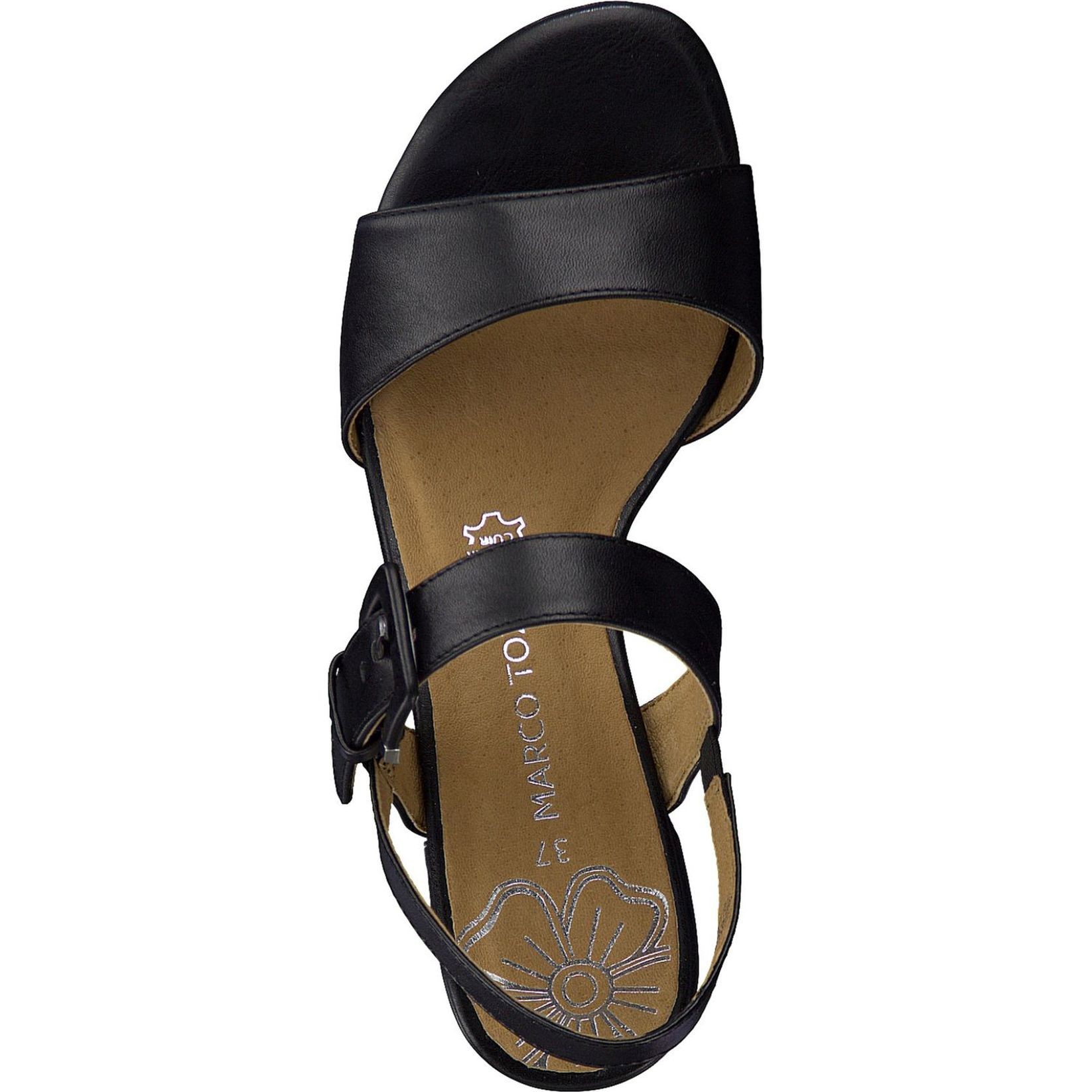 MARCO TOZZI Basutės moterims, Juoda, SANDALS 4