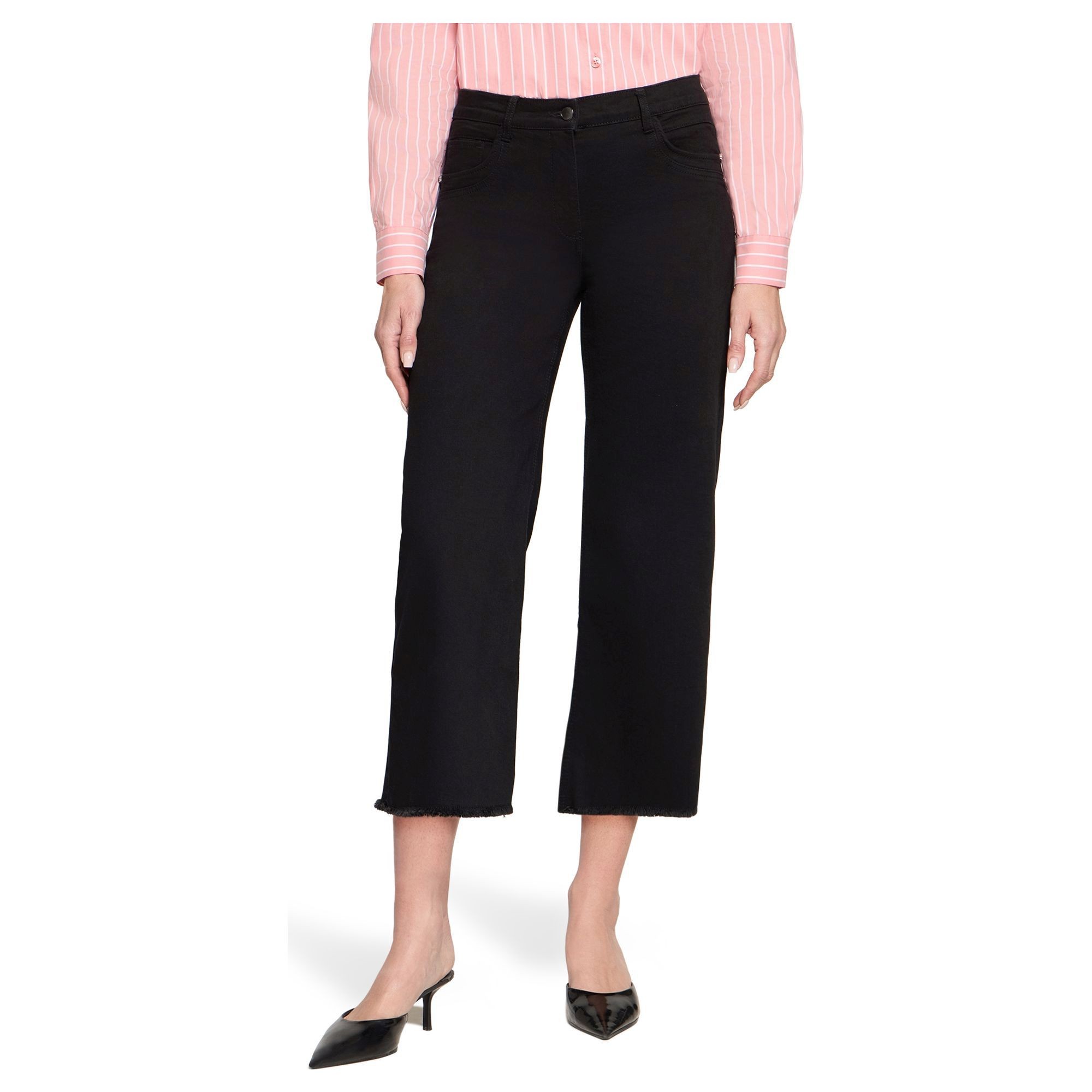 BETTY BARCLAY Kelnės moterims, Juoda, Mot.kelnės 3