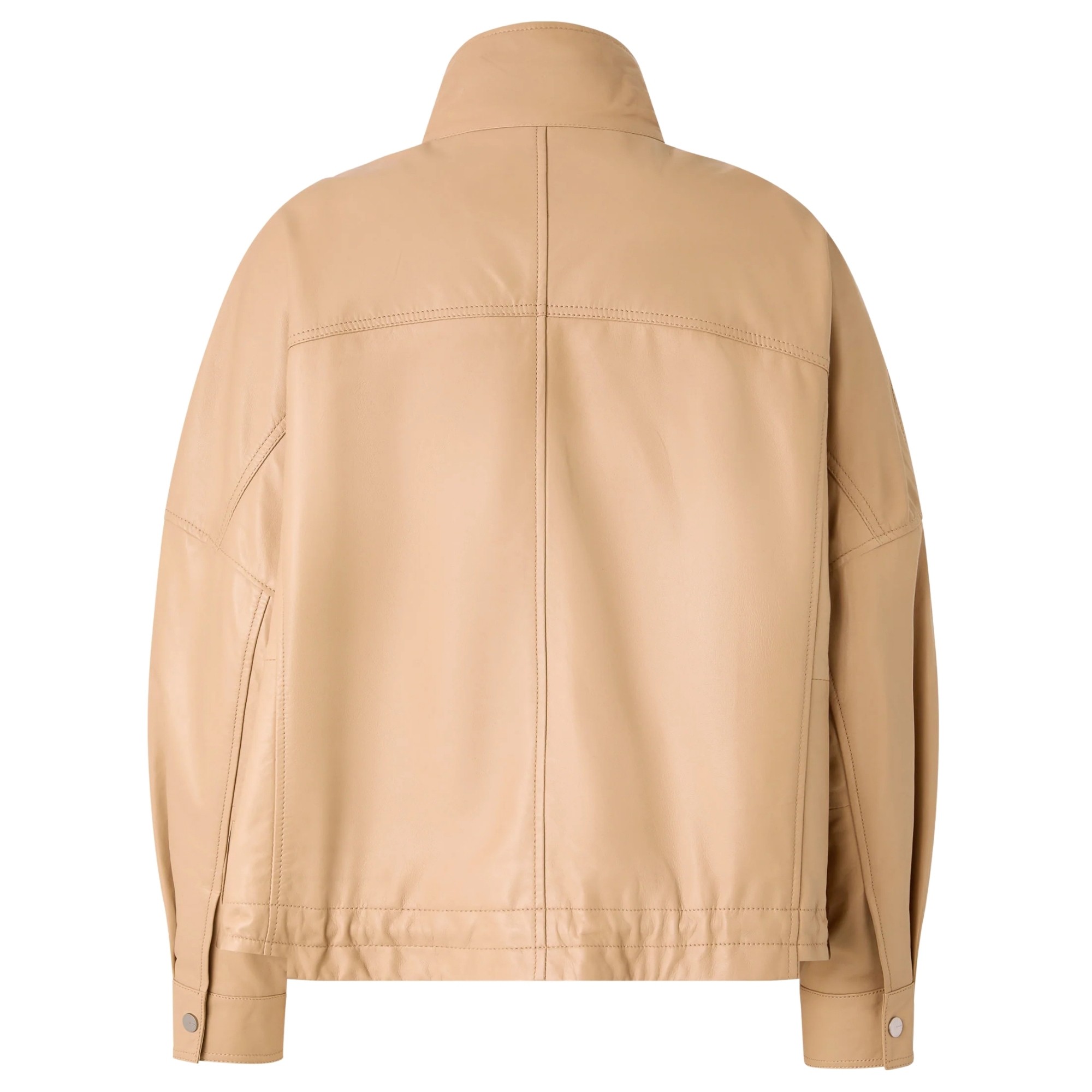 PINKO Odinė striukė moterims, Ruda, Bailee blouson 2