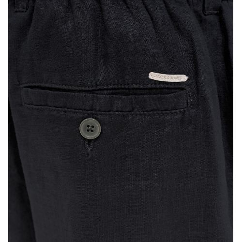 JACK & JONES Kelnės vyrams, Juoda, Karl lawrence linen 3