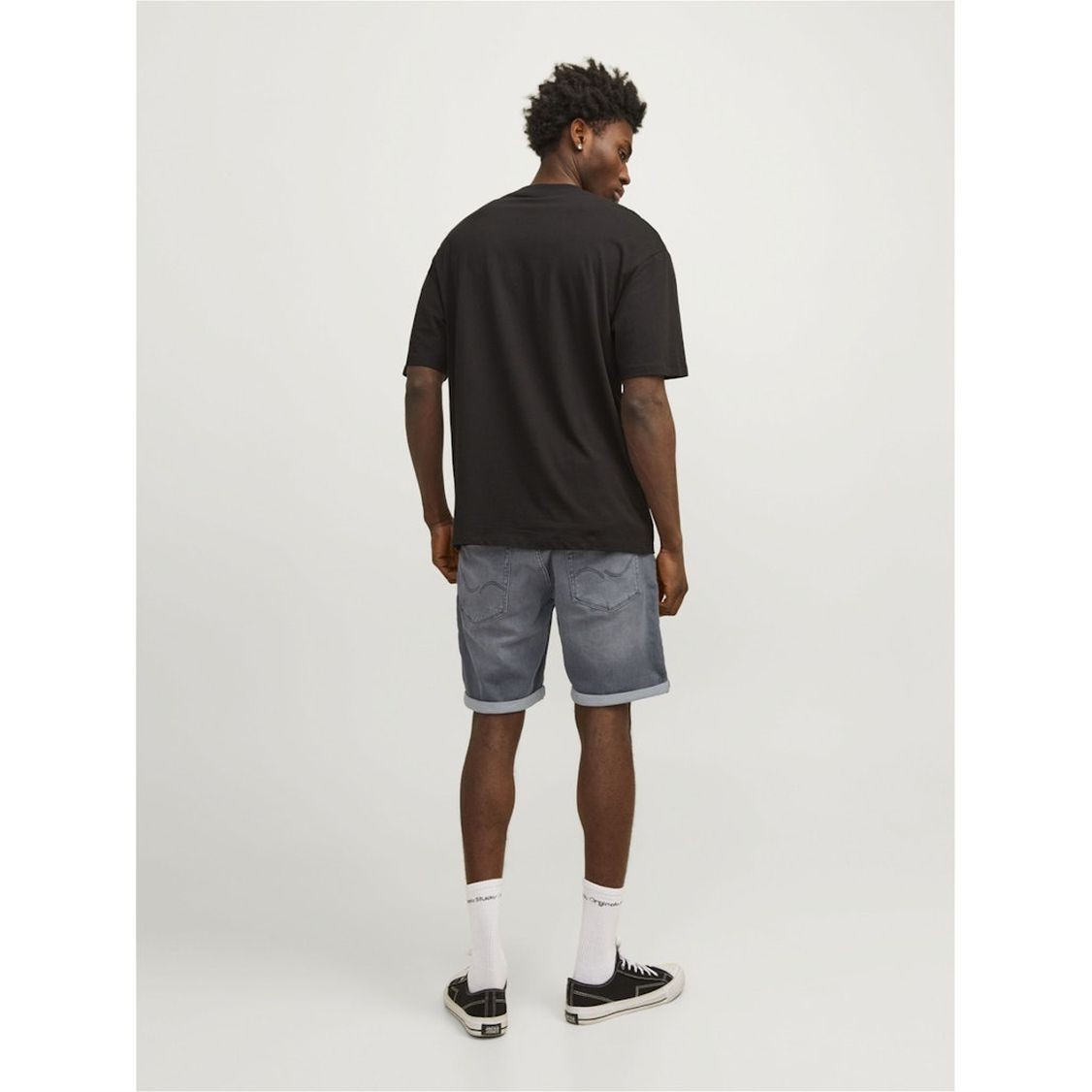 JACK & JONES Šortai vyrams, Pilka, Jjirick shorts 4