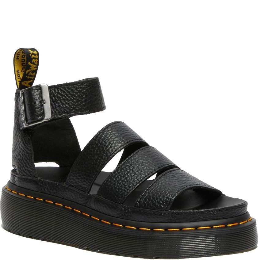 DR. MARTENS Basutės moterims, Juoda, Clarissa Ii milled sandals 1