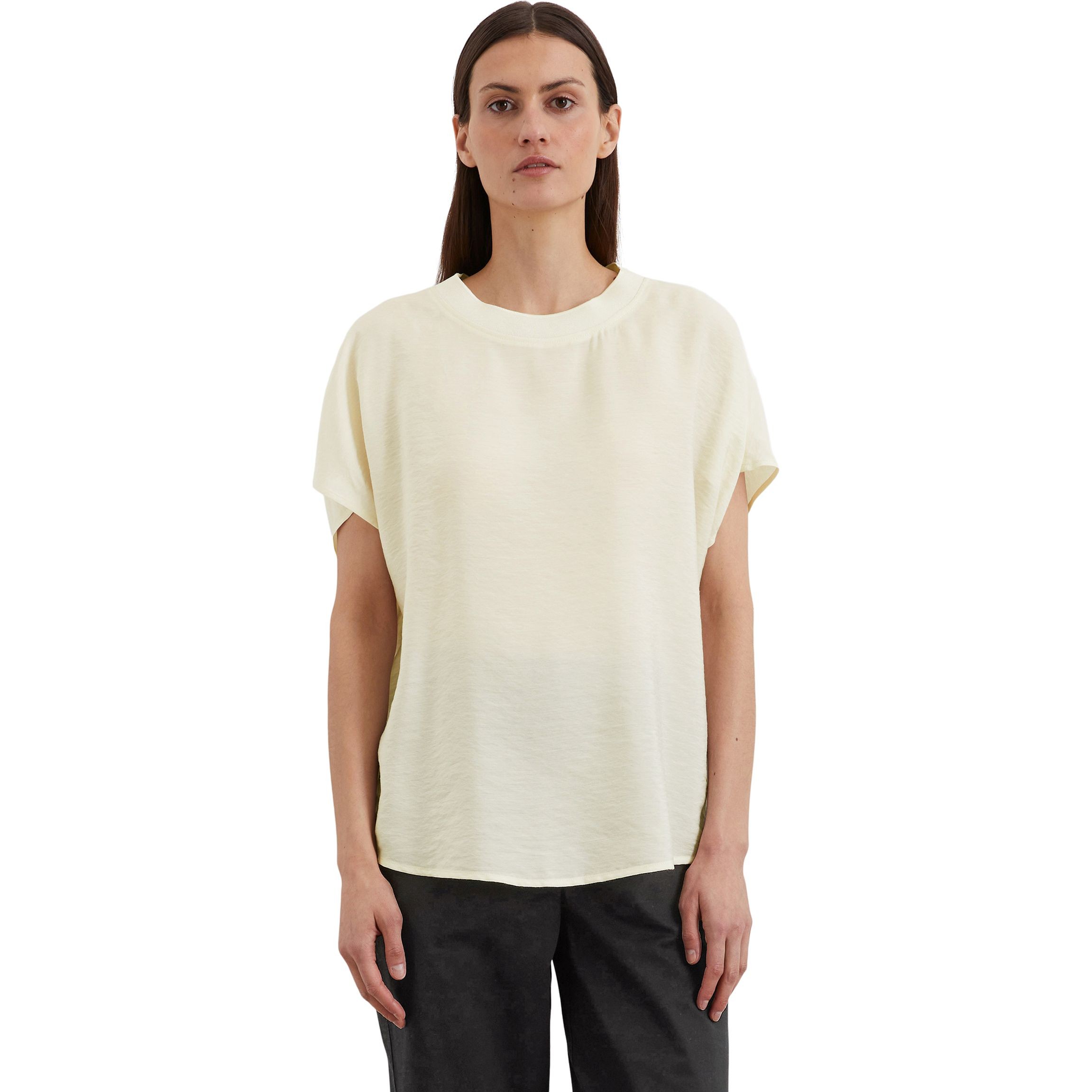 MARC O'POLO Marškinėliai trump. rankovėmis moterims, Smėlio, Tshirts sh M03111841007 2