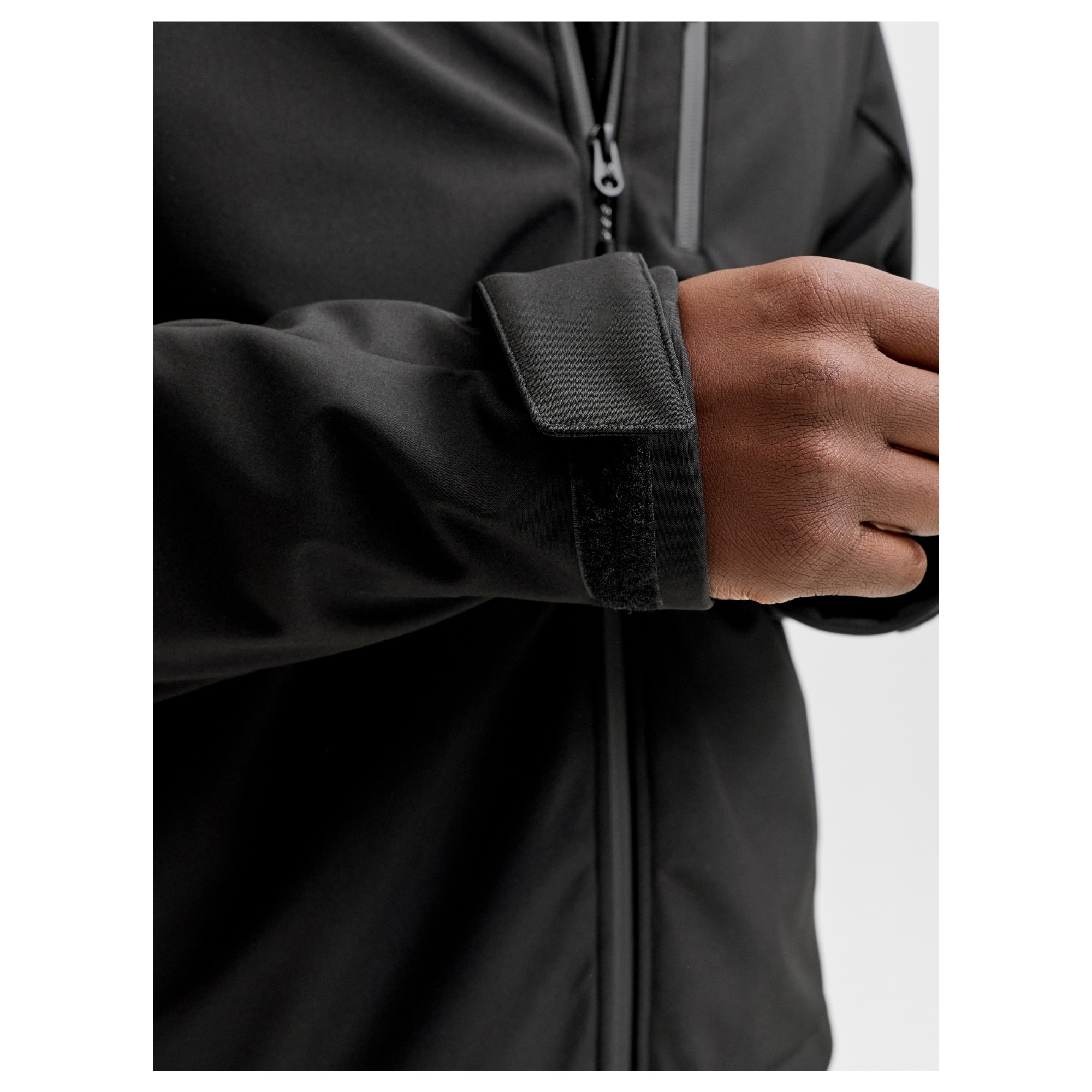 JACK & JONES Striukė vyrams, Juoda, North softshell 3