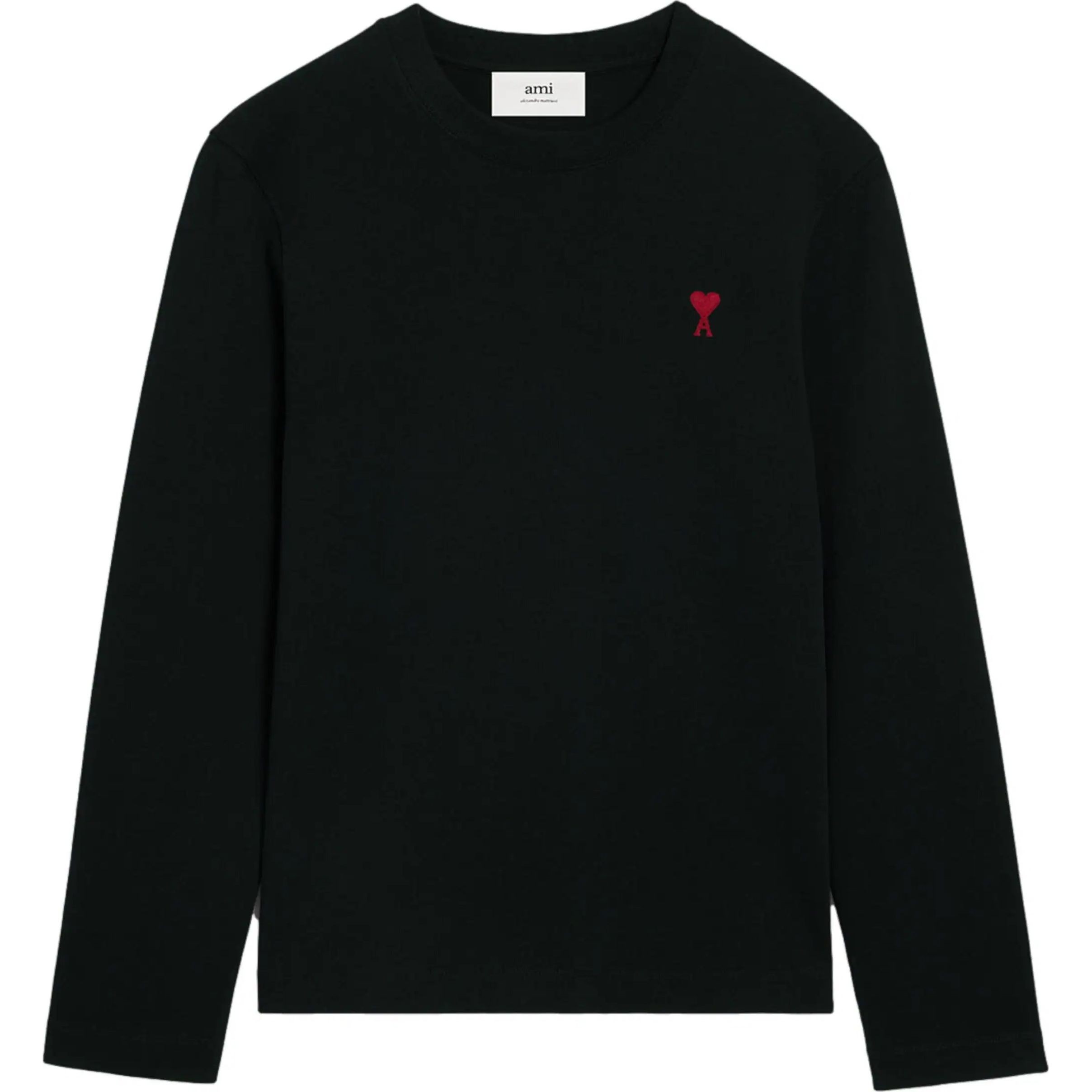 AMI PARIS Marškinėliai trump. rankovėmis, Juoda, T-shirt