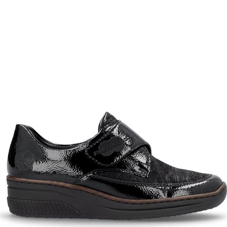 RIEKER Laisvalaikio bateliai moterims, Juoda, Ladies shoes 2