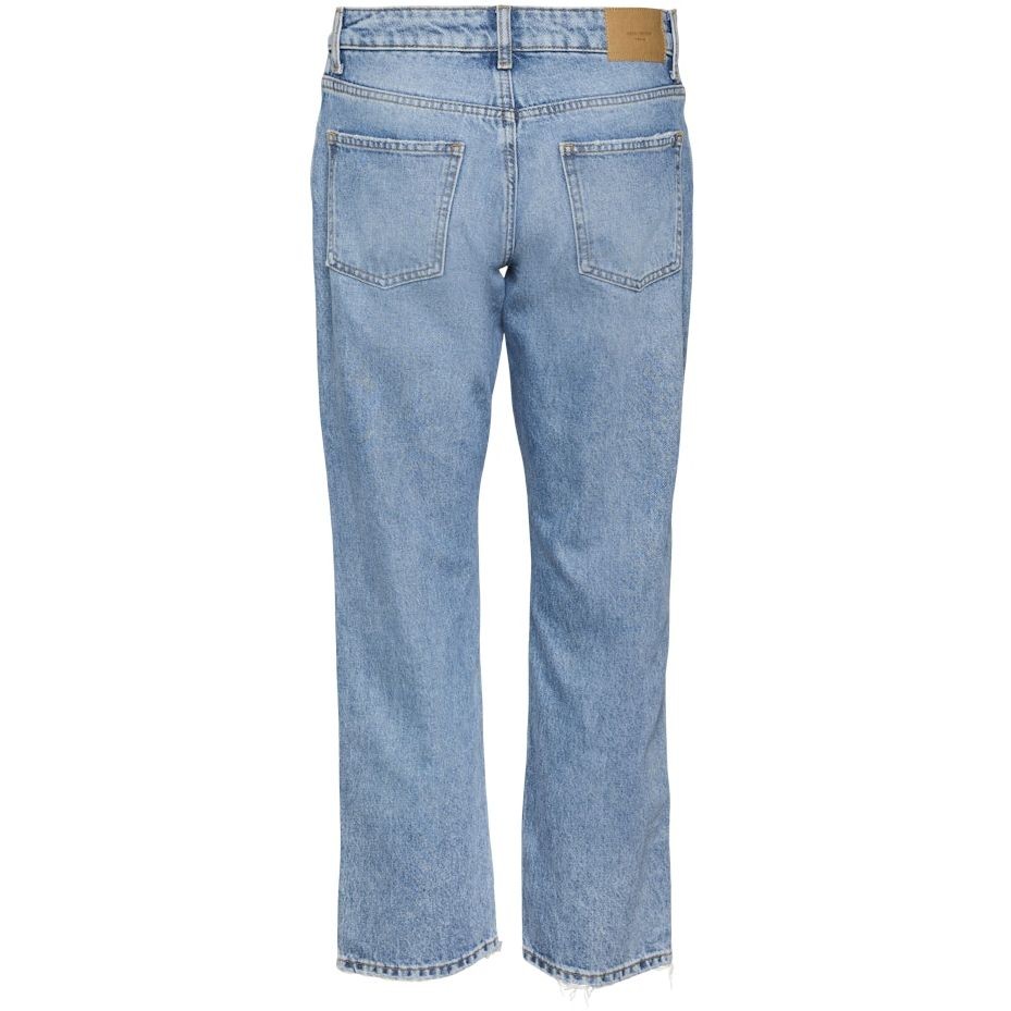 VERO MODA Tiesūs džinsai moterims, Mėlyna, VM90S LR STRAIGHT ANK 5