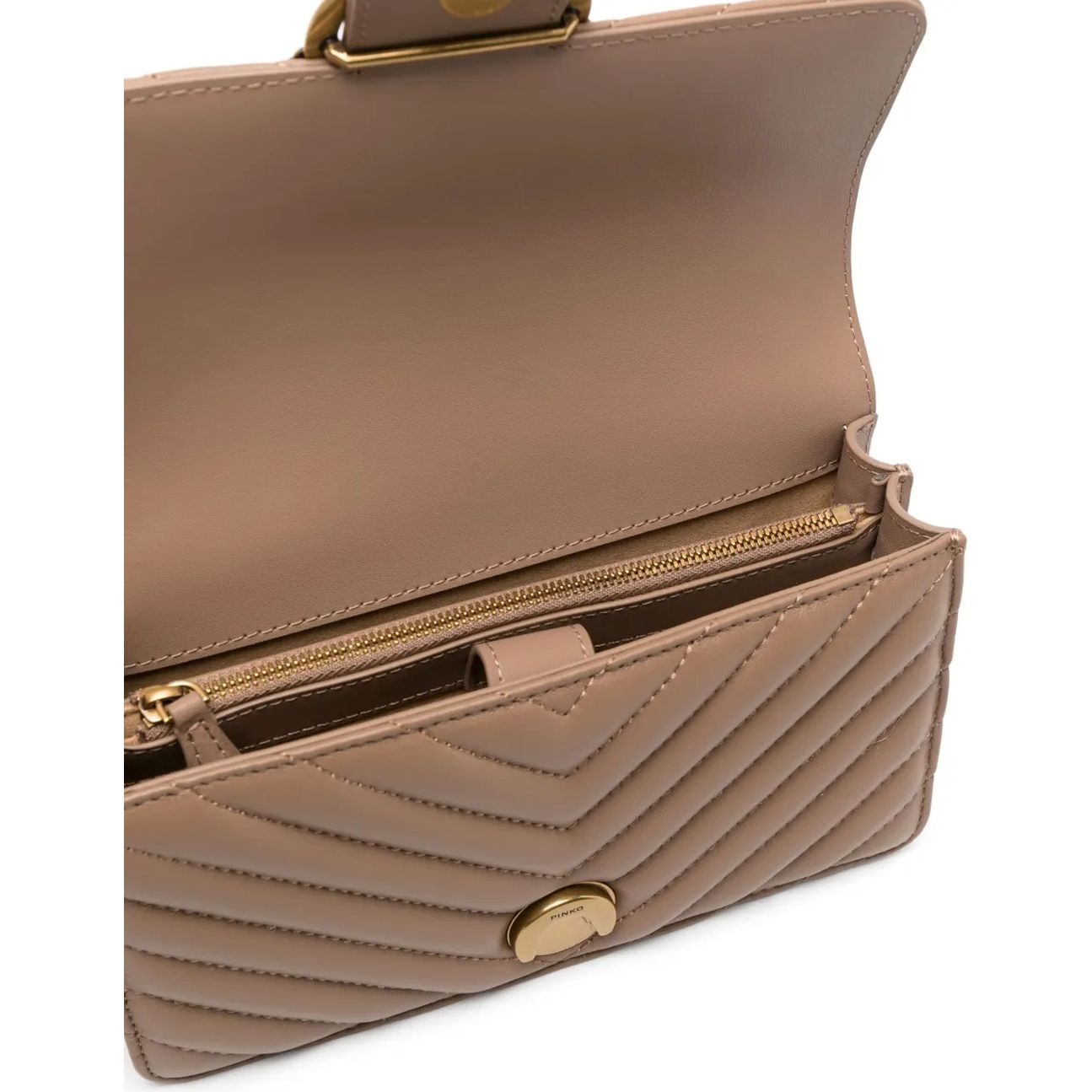 PINKO Rankinė per petį moterims, Beide, Love icon mini crossbody 4