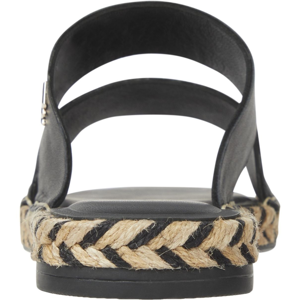 TOMMY HILFIGER Šlepetės moterims, Juoda, Flat sandal 4