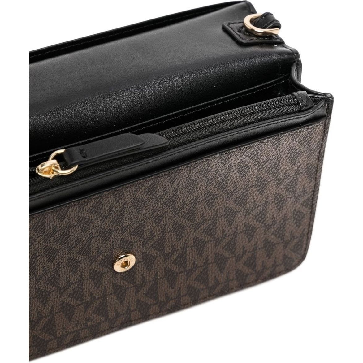 MICHAEL KORS Rankinė per petį moterims, Ruda, SM phone chain crossbody 4