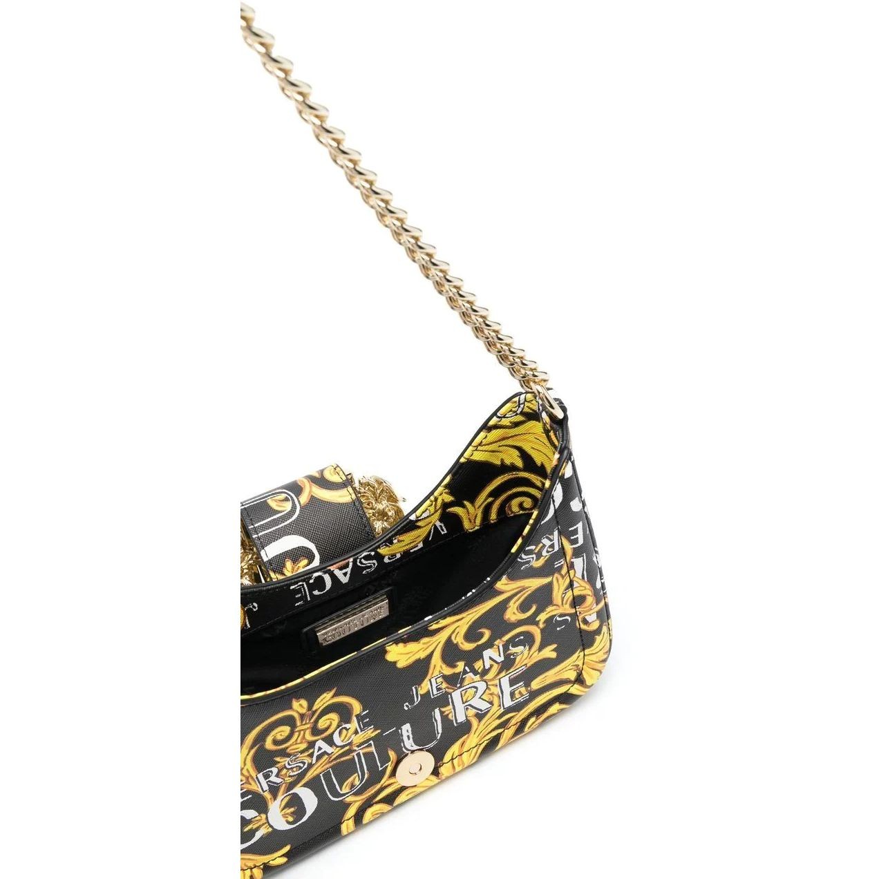 VERSACE JEANS CUTURE Rankinė - moterims, BLACK/GOLD, Range f - couture handbag 4
