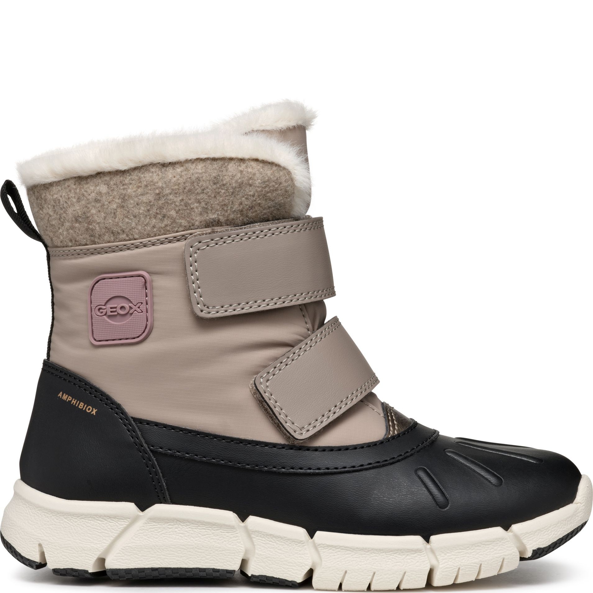 GEOX Aulinukai mergaitėms, Smėlio, Flexyper booties 2