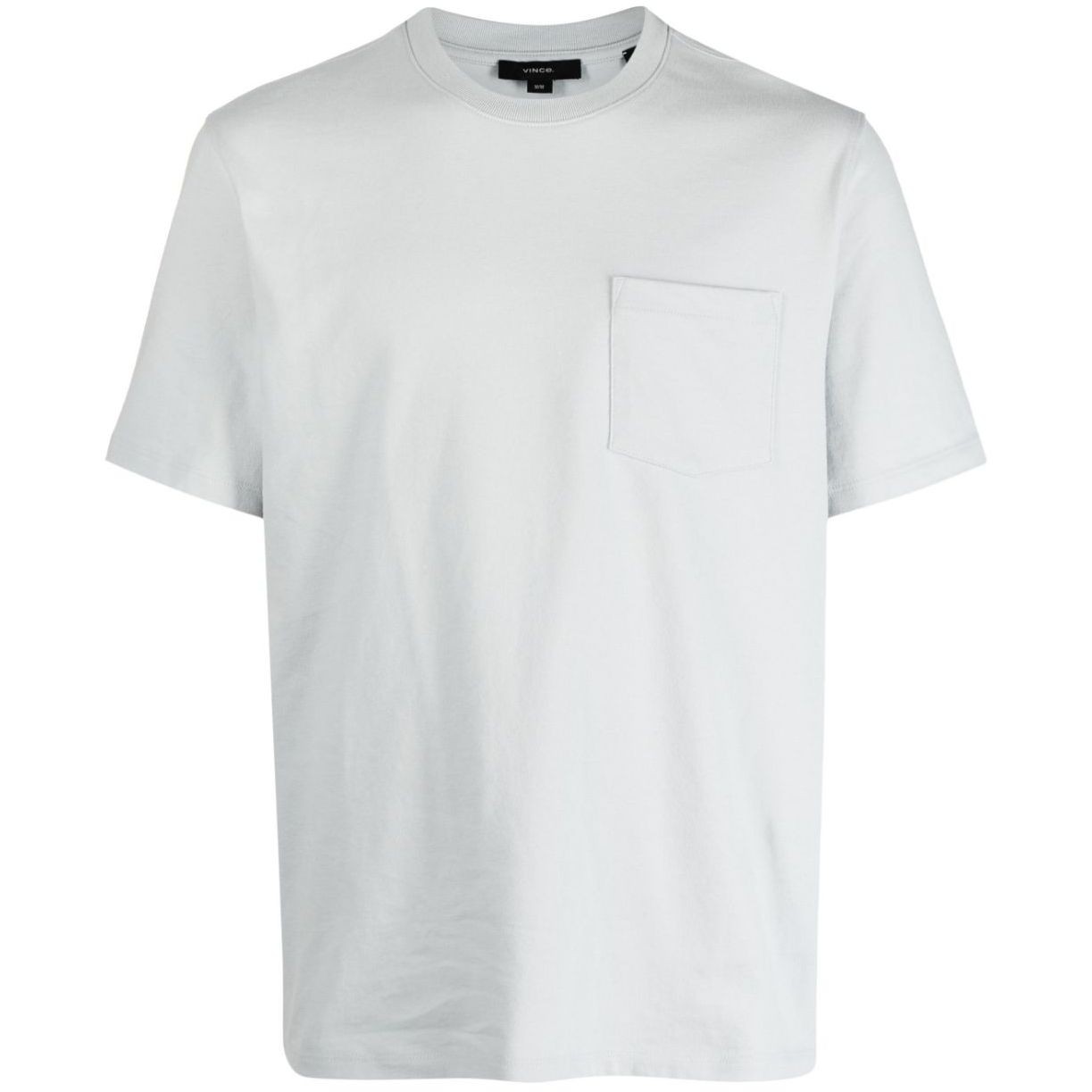 VINCE Marškinėliai trump. rankovėmis vyrams, Balta, Sueded jersey tee 1