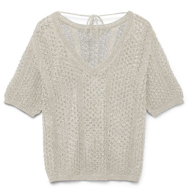 VERO MODA Megzta palaidinė moterims, Baige, Amalfi pullover 2