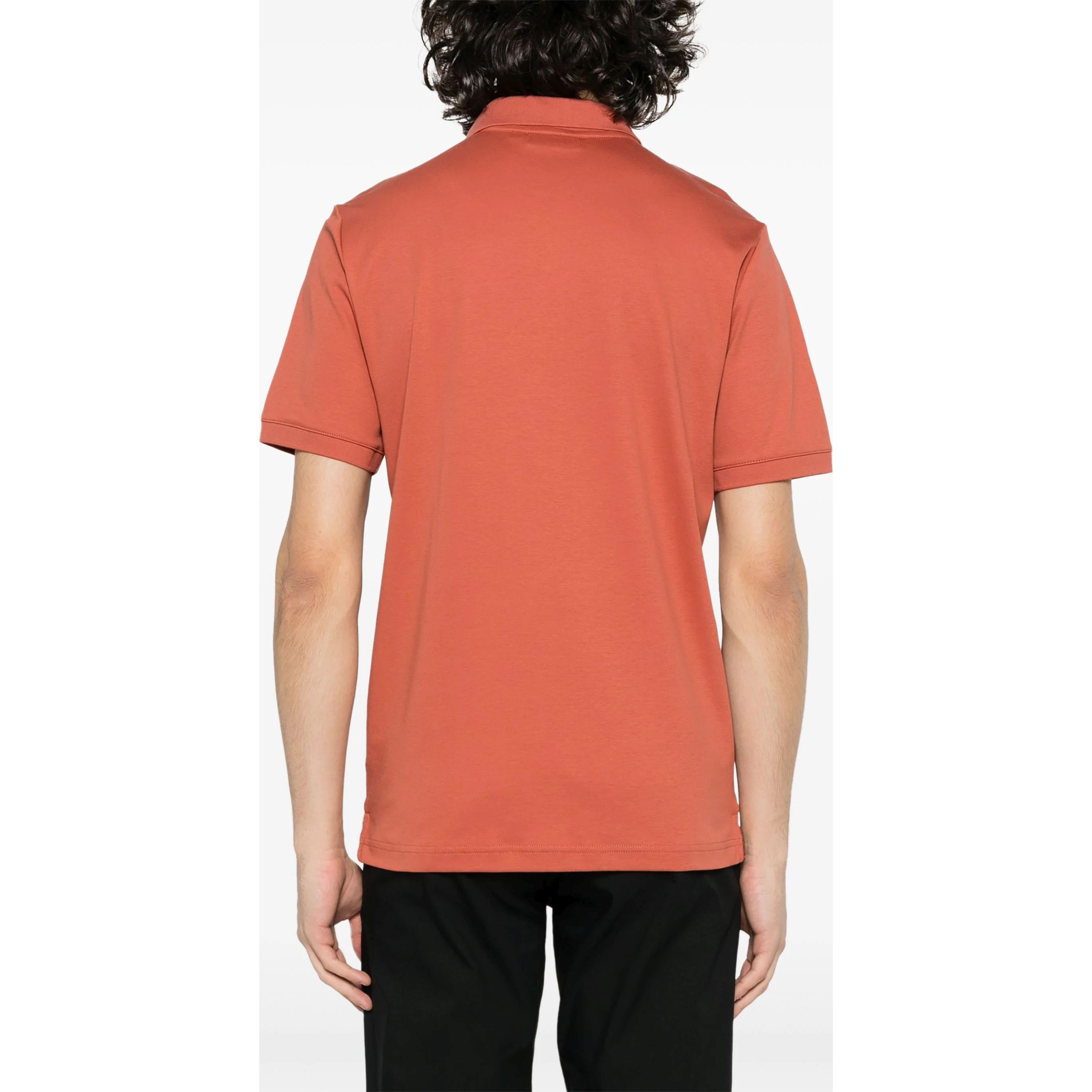 CALVIN KLEIN Polo marškiniai trumpos rank. vyrams, Rožinė, S/s polo 3