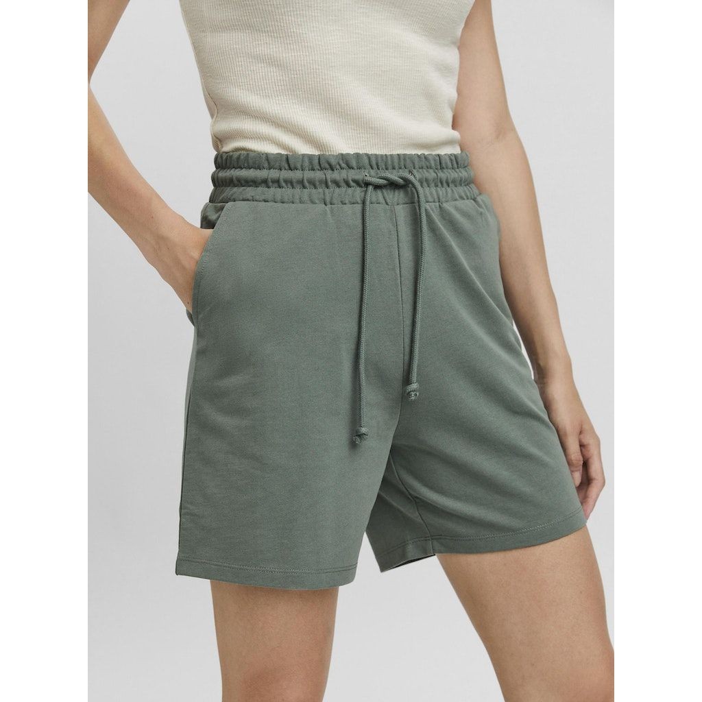 VERO MODA Šortai moterims, Žalia, VMOCTAVIA HW SWEAT SH 5