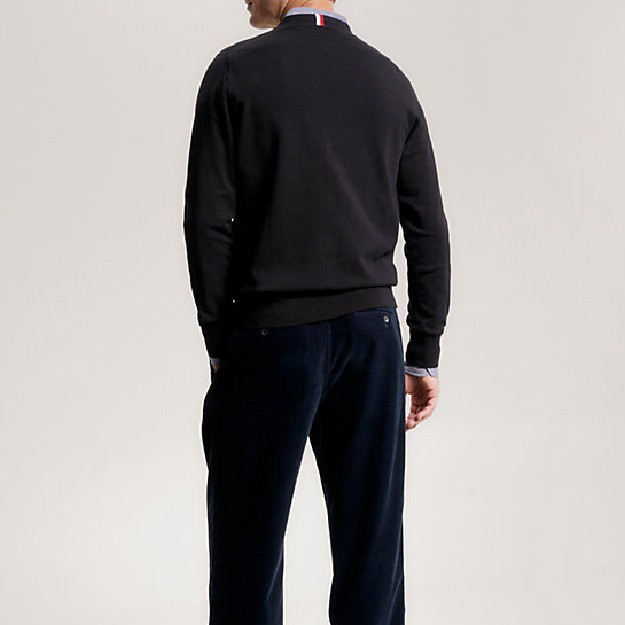 TOMMY HILFIGER Kardiganas vyrams, Juoda, 1985 cardigan 3