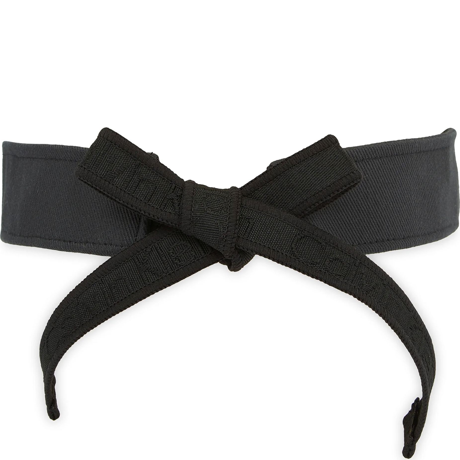 CALVIN KLEIN Kepurė moterims, Juoda, Logo strap canvas visor cap 2