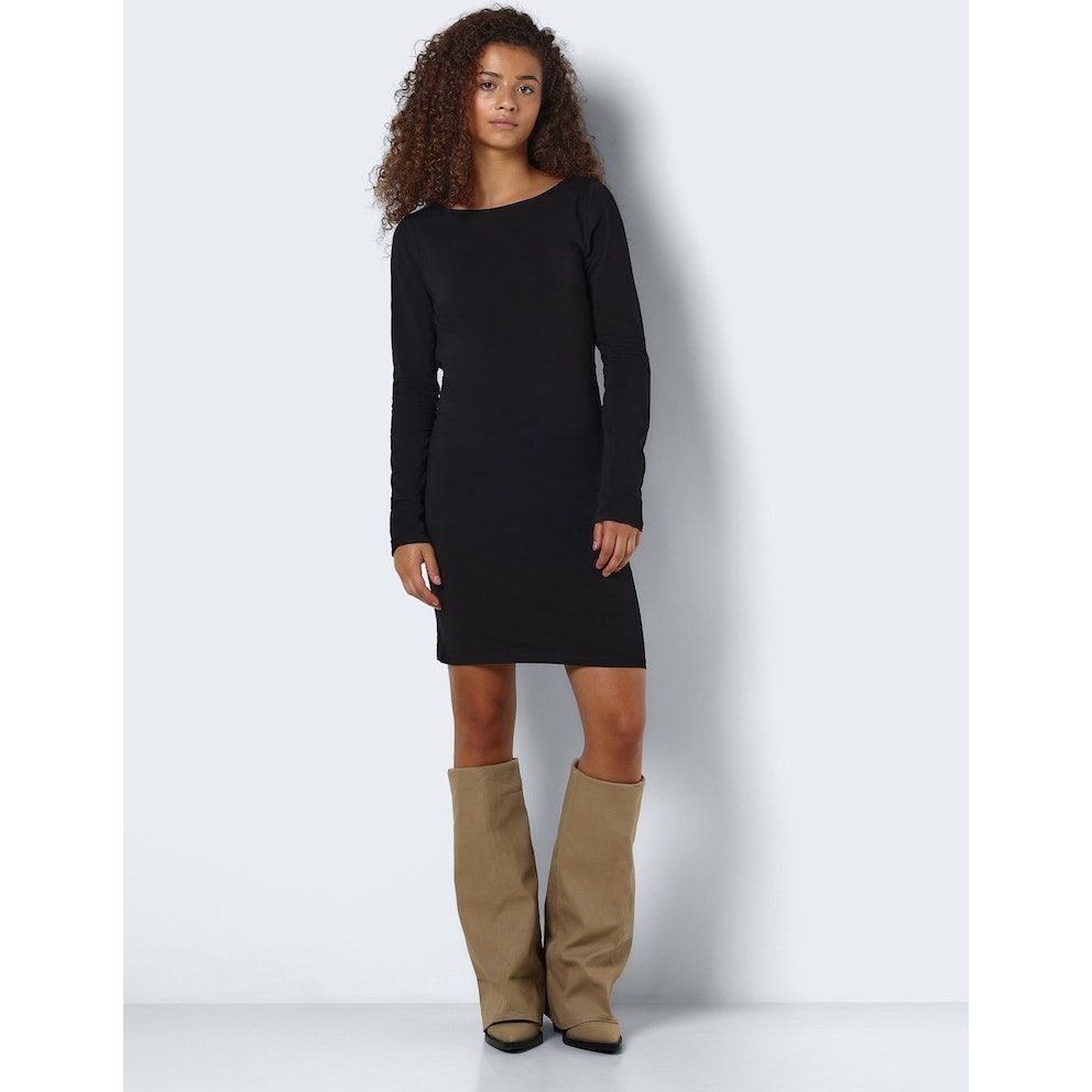 NOISY MAY Mini suknelė moterims, Juoda, NMKERRY L/S SHOR 4