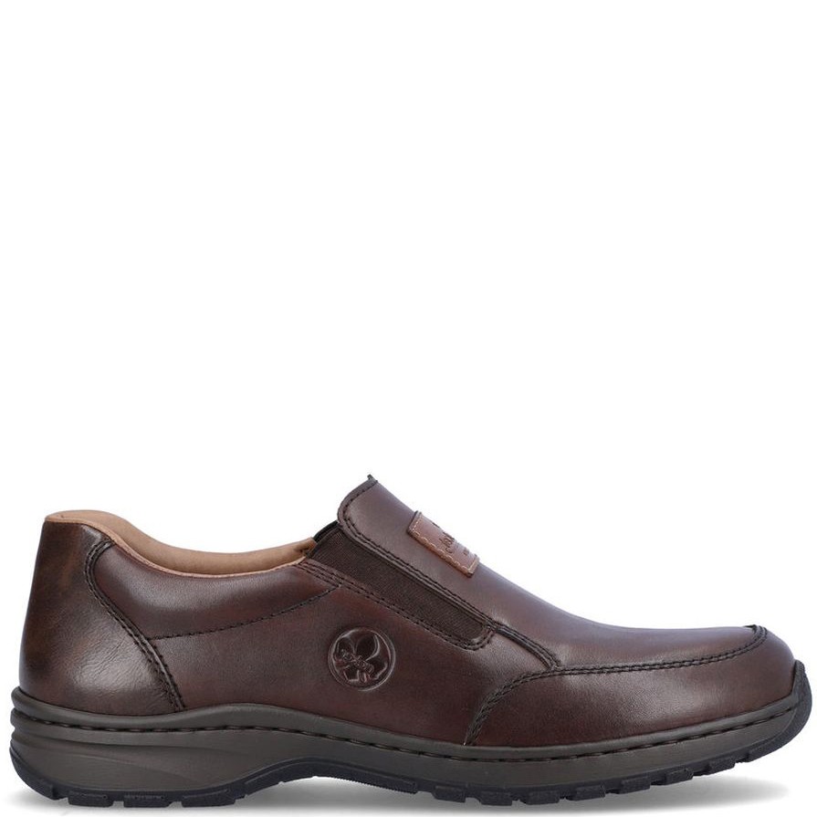 RIEKER Laisvalaikio bateliai vyrams, Ruda, LEISURE 4