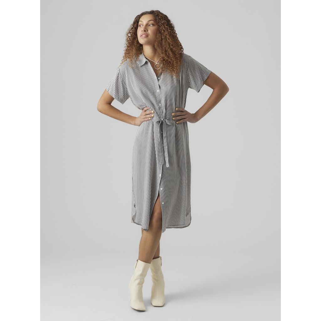 VERO MODA Maxi suknelė moterims, Balta, VMBUMPY SS CALF SHIR 4
