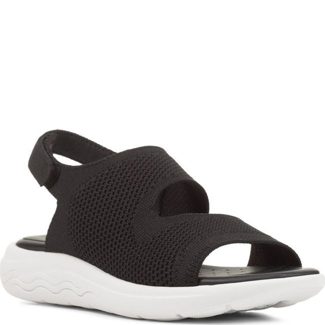 GEOX Basutės moterims, Juoda, Spherica ec5 sandals 2