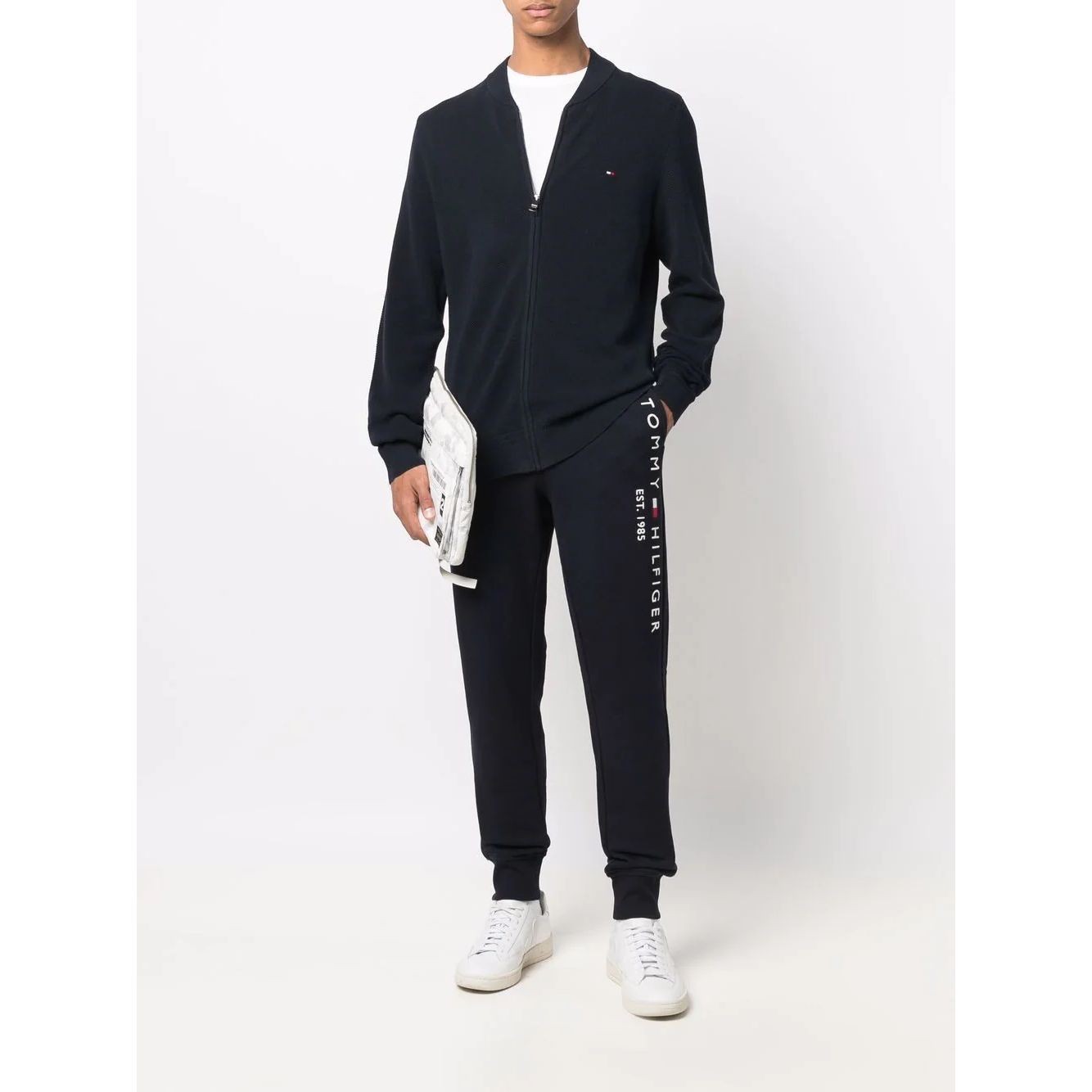 TOMMY HILFIGER Kelnės vyrams, Mėlyna, Tommy logo sweatpants 2