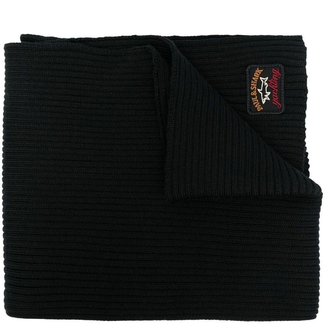 PAUL&SHARK Šalikas vyrams, Juoda, Woollen scarf 1