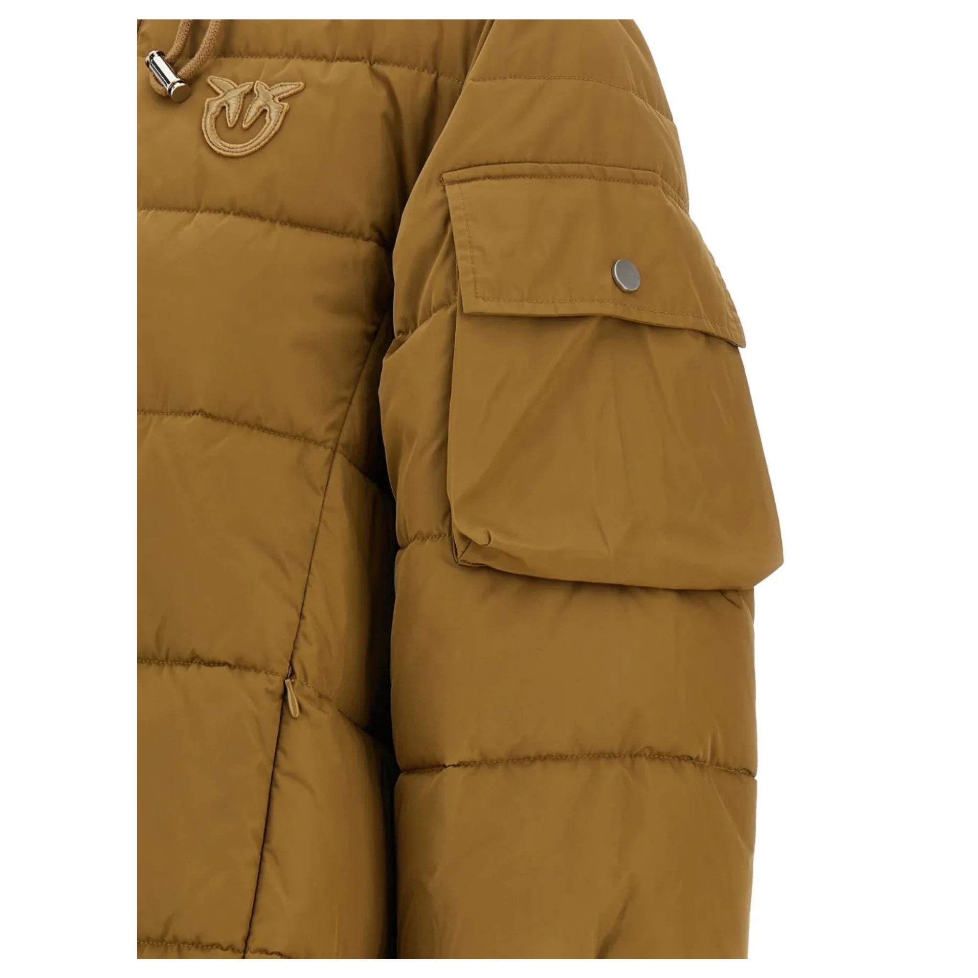 PINKO Striukė moterims, Ruda, Crusca cape 4