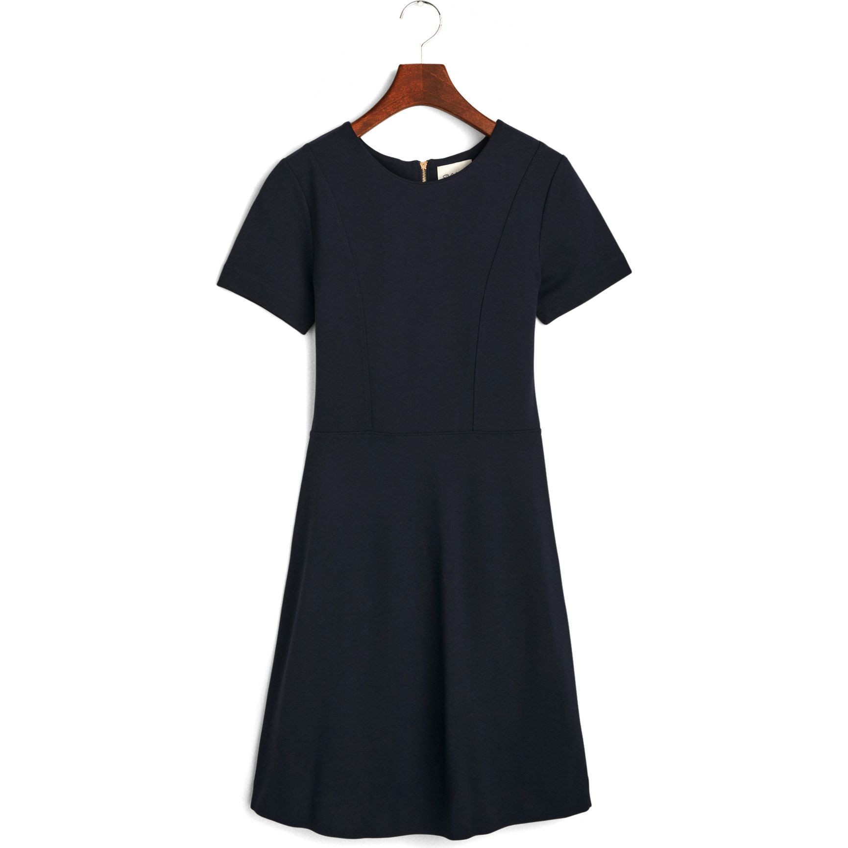 GANT Midi suknelė moterims, Mėlyna, Fit and flare SS dress 1