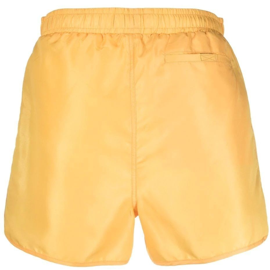 KARL LAGERFELD Apatinė kostiumėlio dalis vyrams, Geltona, Tape short boardshorts 2