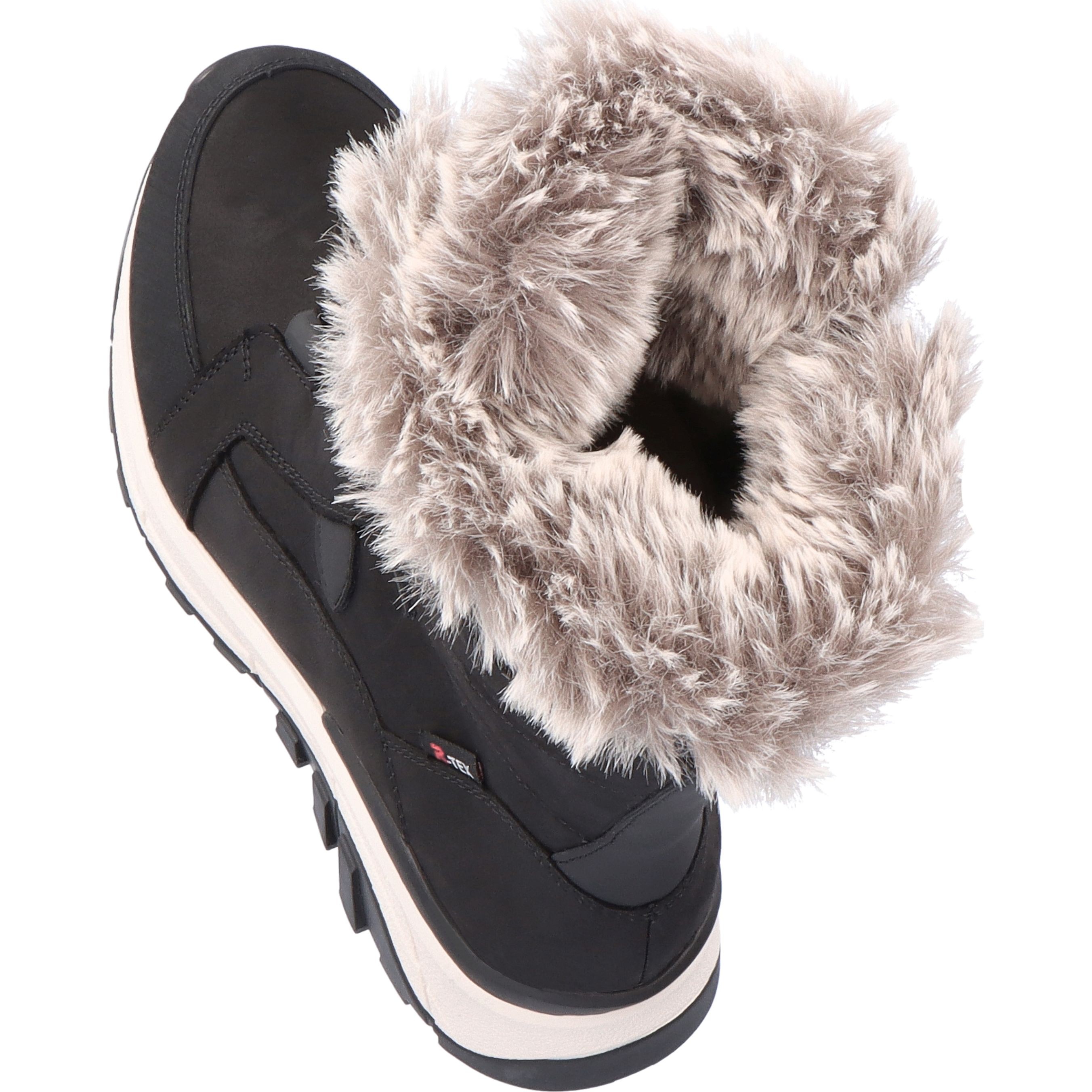 RIEKER EVOLUTION Aulinukai moterims, Juoda, Ladies mid height boots 10