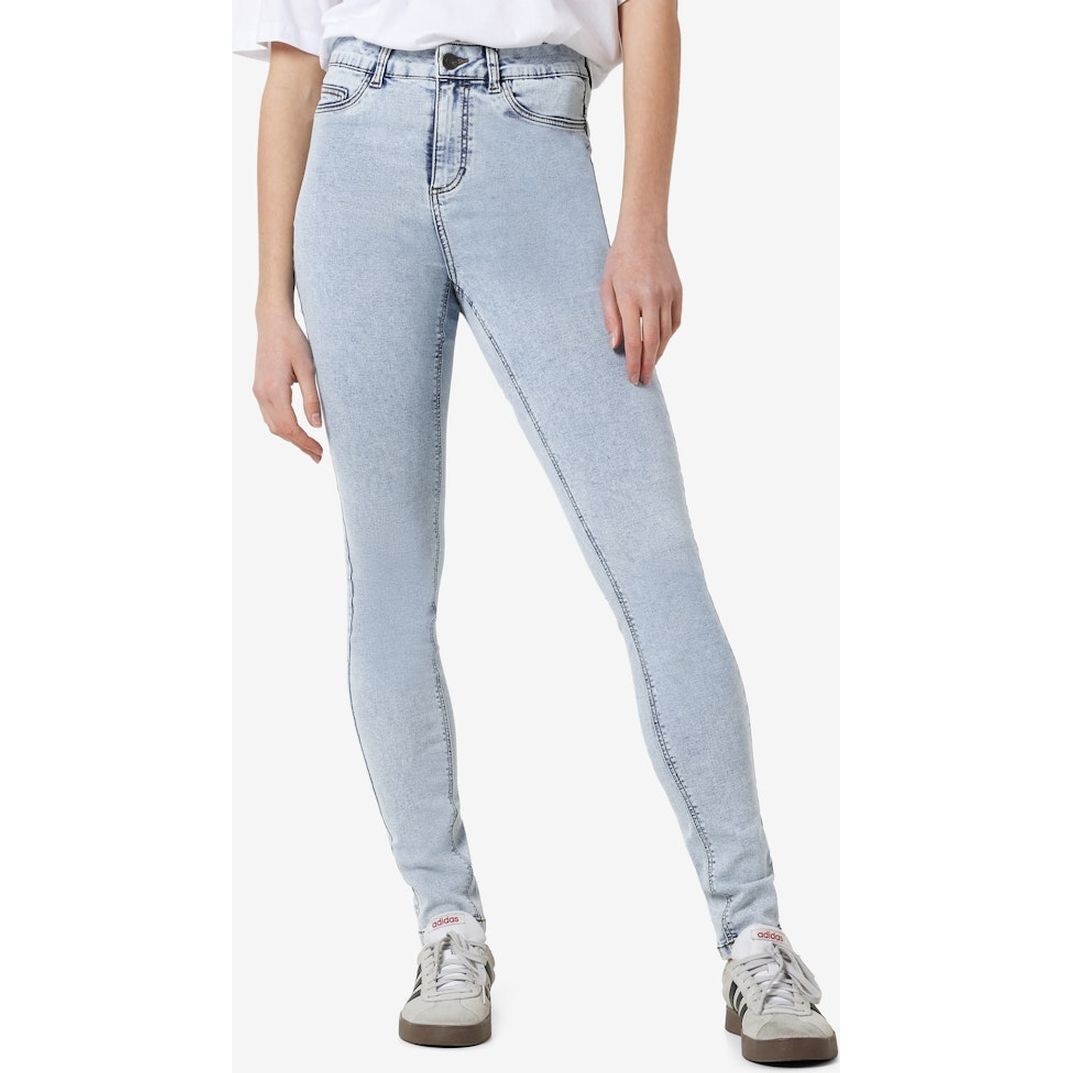 NOISY MAY Slim džinsai moterims, Mėlyna, Nmcallie slim 3