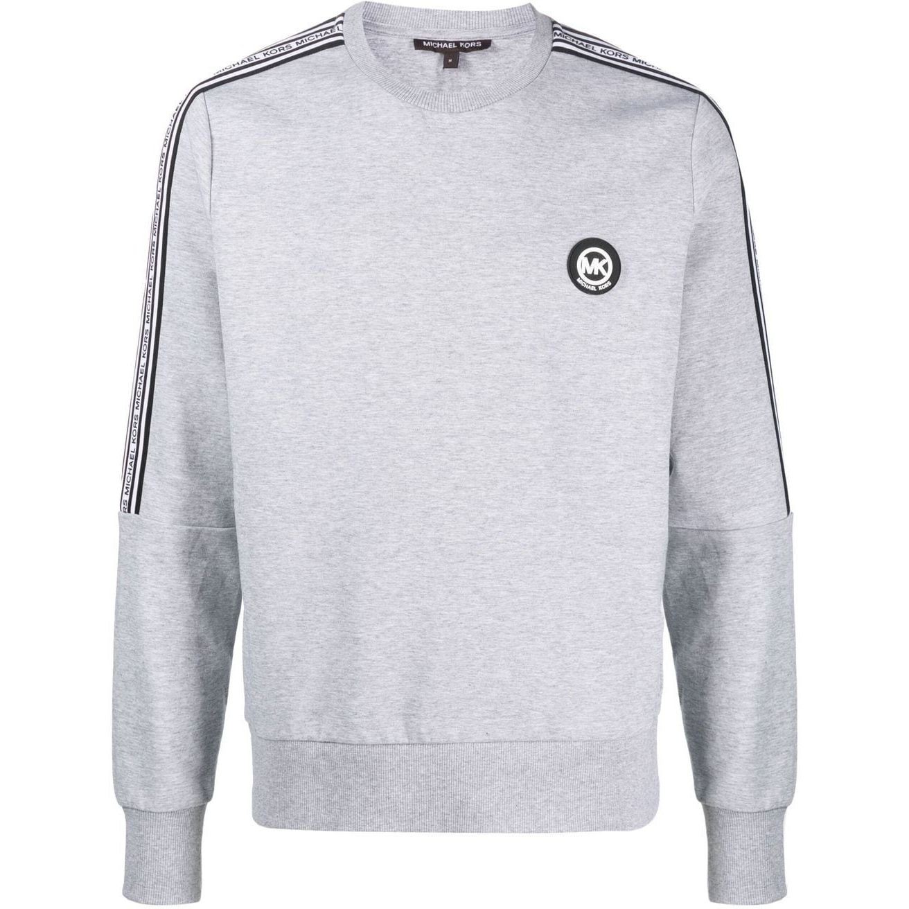 MICHAEL KORS Marškinėliai ilgom. rankovėmis vyrams, Pilka, New evergreenlong sleeve tee 1