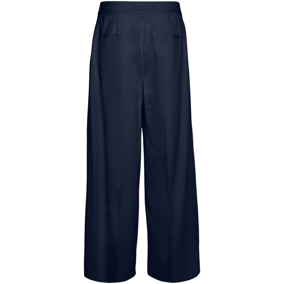 VERO MODA Kelnės moterims, Mėlyna, VMRITA HW WIDE ANKLE 2