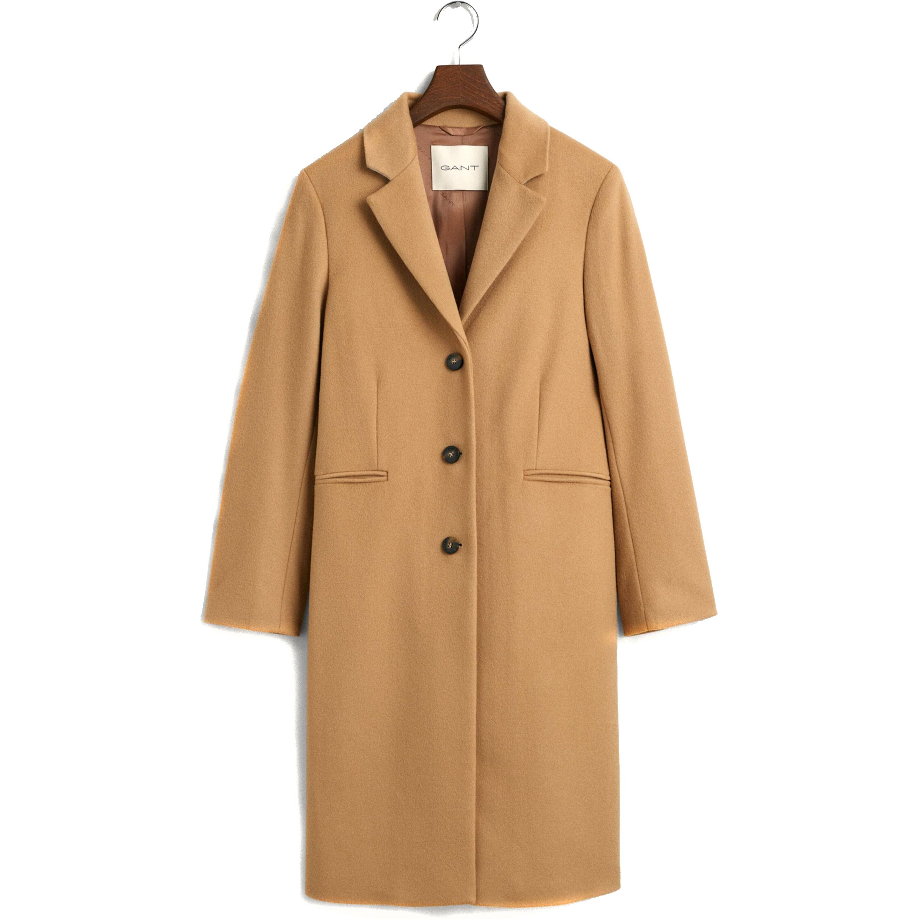 GANT Striukė moterims, Žalia, WOOL BLEND TAILORED 1