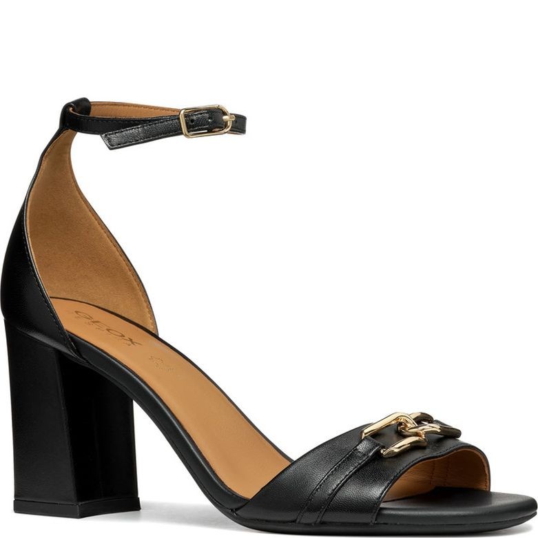 GEOX Basutės moterims, Juoda, New eraklia 80 sandals 2