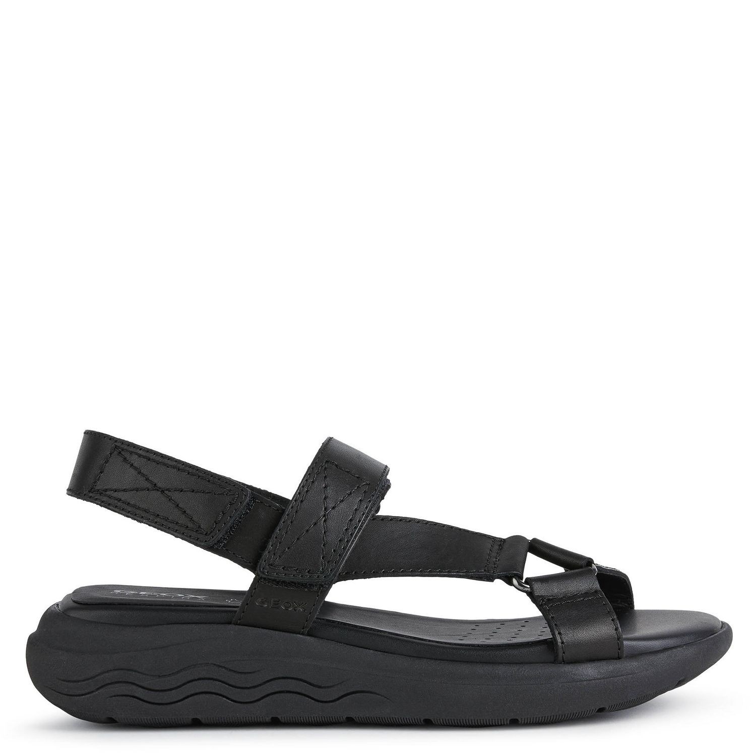 GEOX Basutės moterims, Juoda, SPHERICA EC5W SANDALS 2