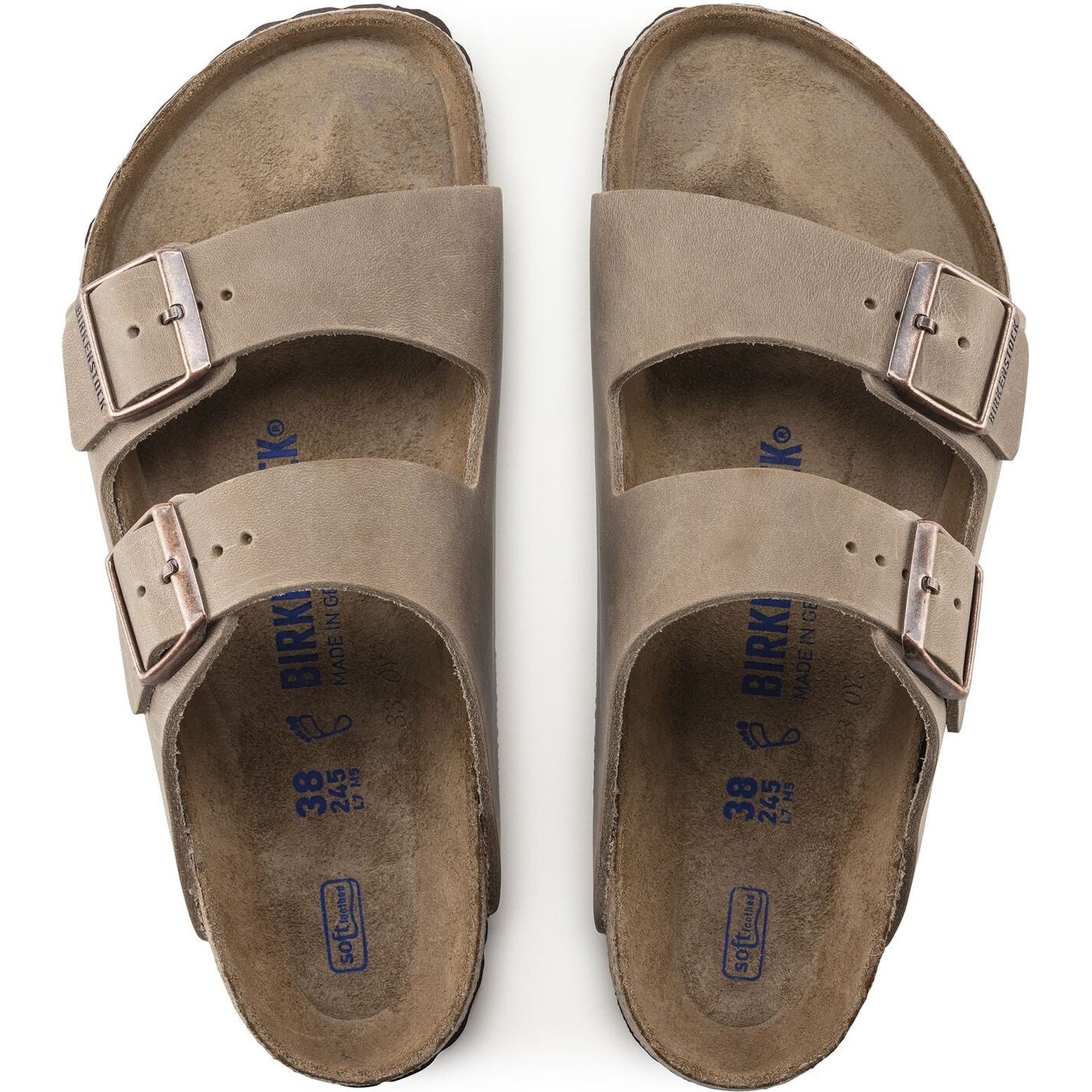 BIRKENSTOCK Šlepetės, Ruda, Arizona slippers 4