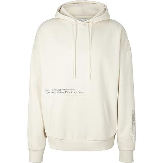 TOM TAILOR Sportinis nertinis vyrams, Balta, SWEATSHIRT 1