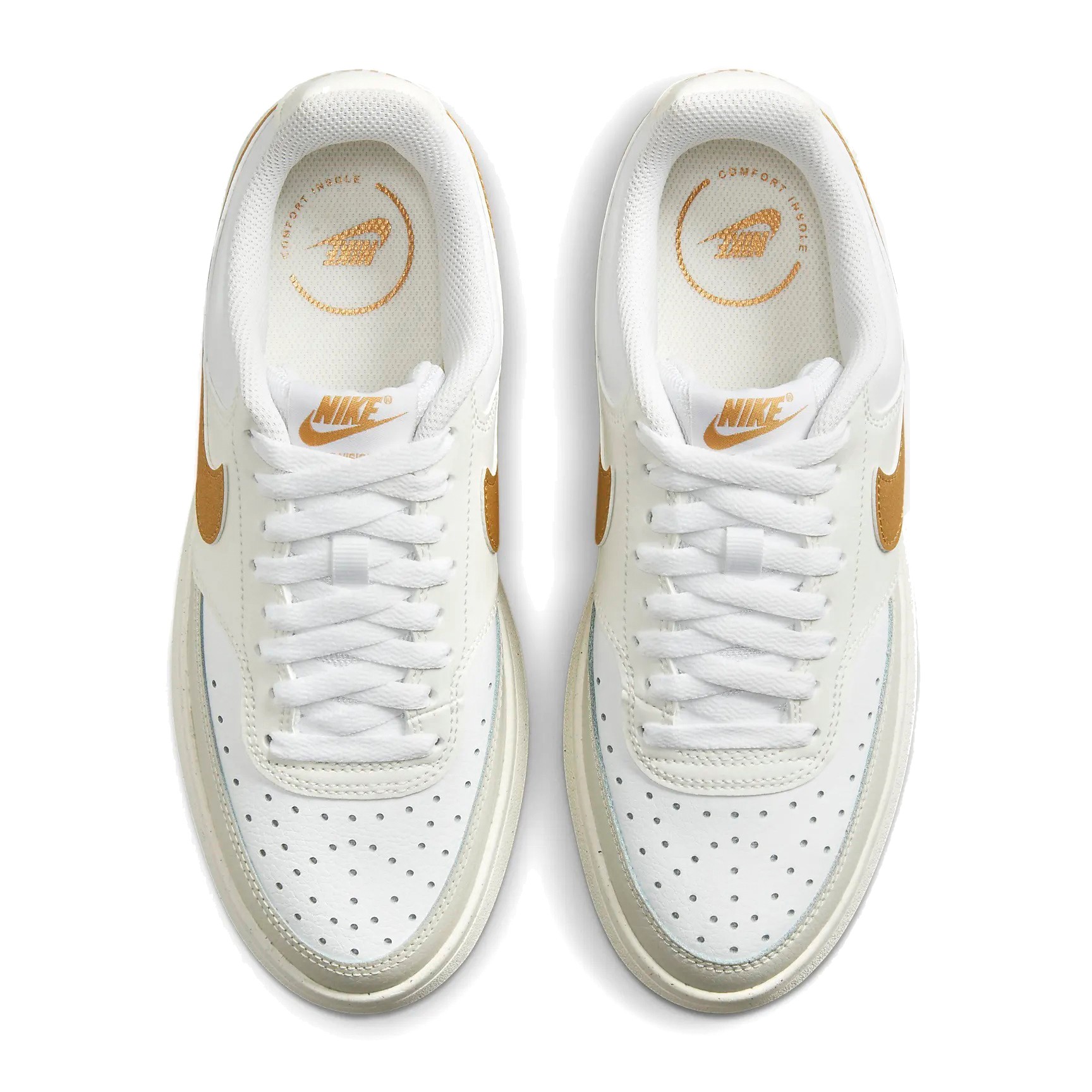 NIKE Laisvalaikio bateliai moterims, Smėlio, Court vision alta trainers 4