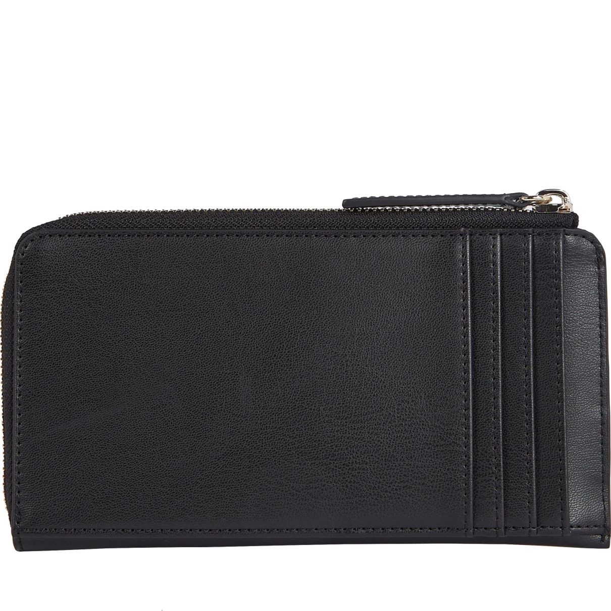 TOMMY HILFIGER Piniginė moterims, Juoda, Feminine large slim wallet 2