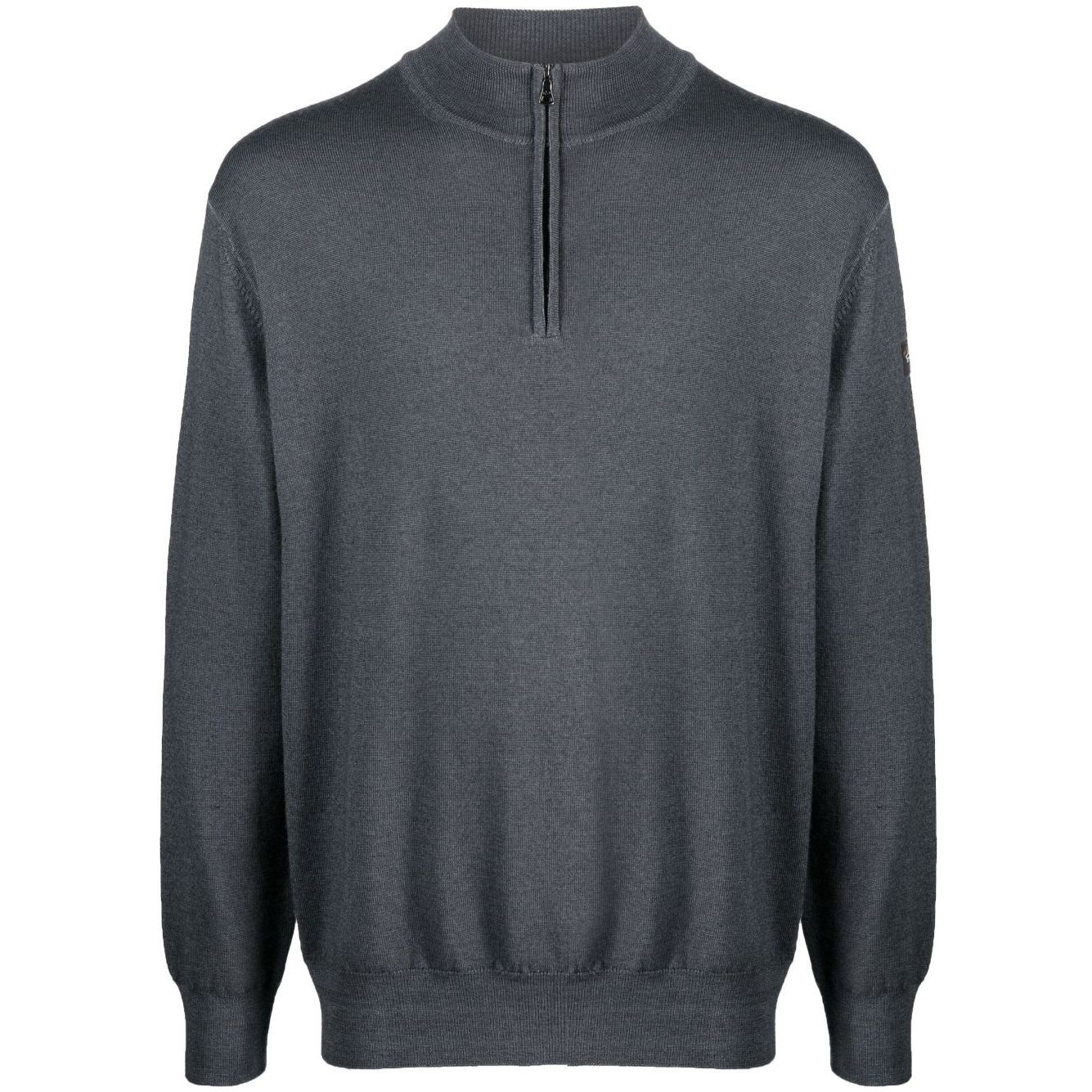 PAULNSHARK Sportinis nertinis vyrams, Balta, Maglia half zip 1