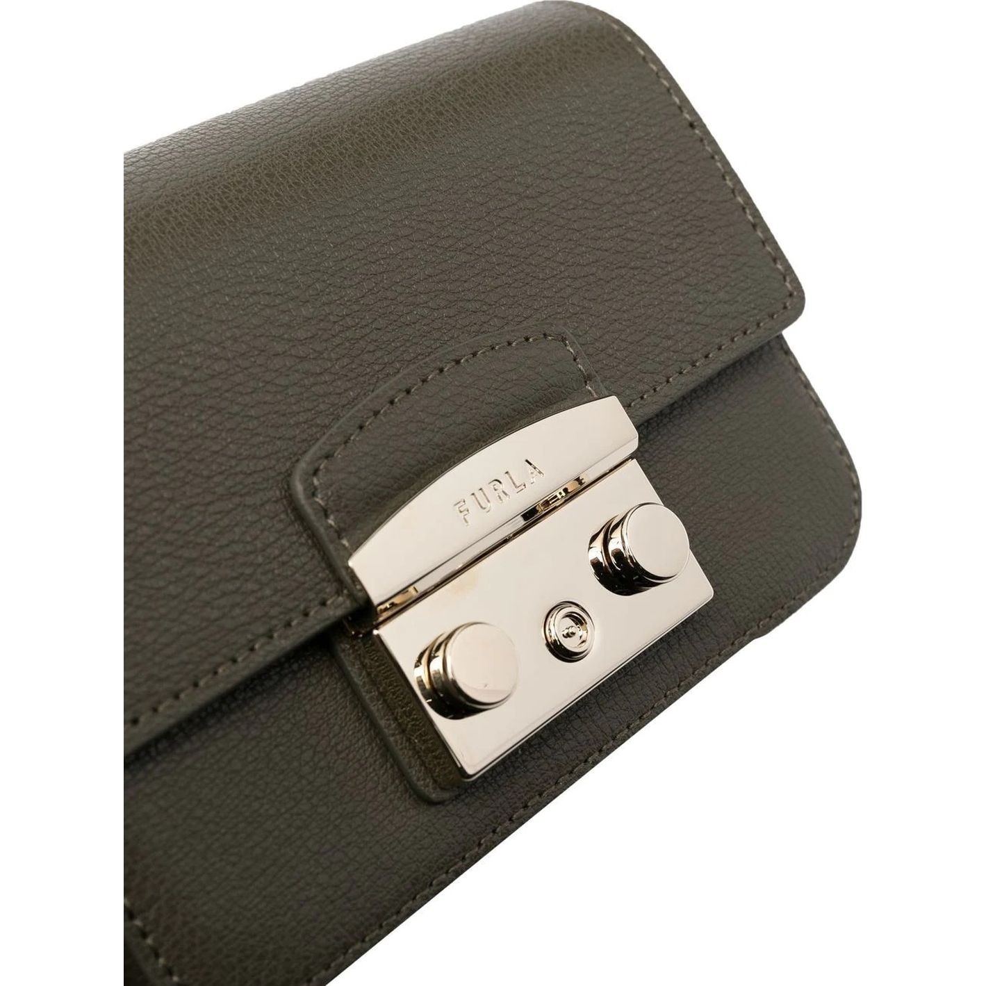 FURLA Rankinė per petį moterims, Pilka, Metropolis mini crossbody 3