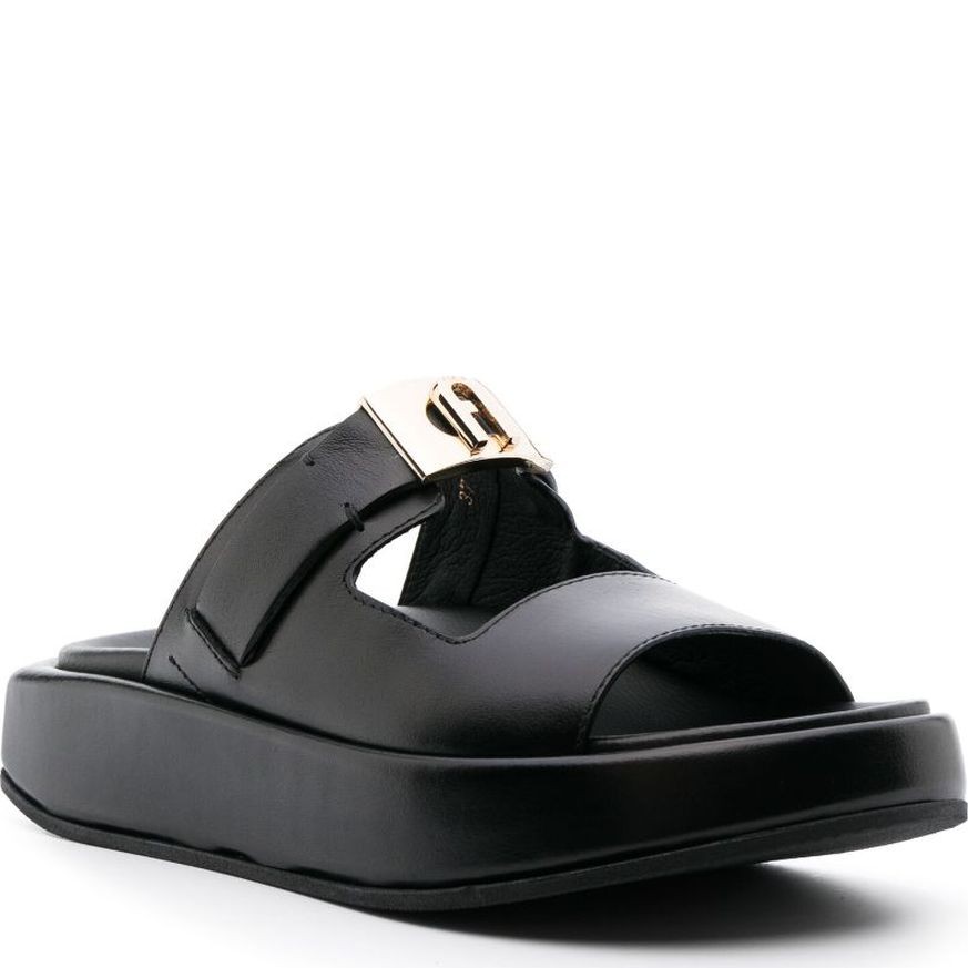 FURLA Klumpės moterims, Juoda, Furla zoe  fusbet mule 2